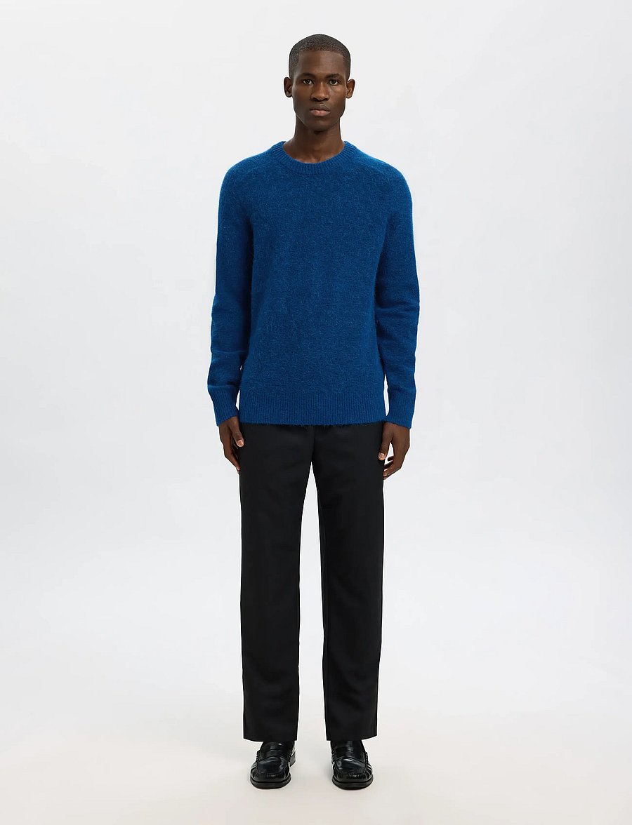 Selected - SLHRAI LS KNIT CREW NECK NOOS - Ümara kaelusega - set sail - 5