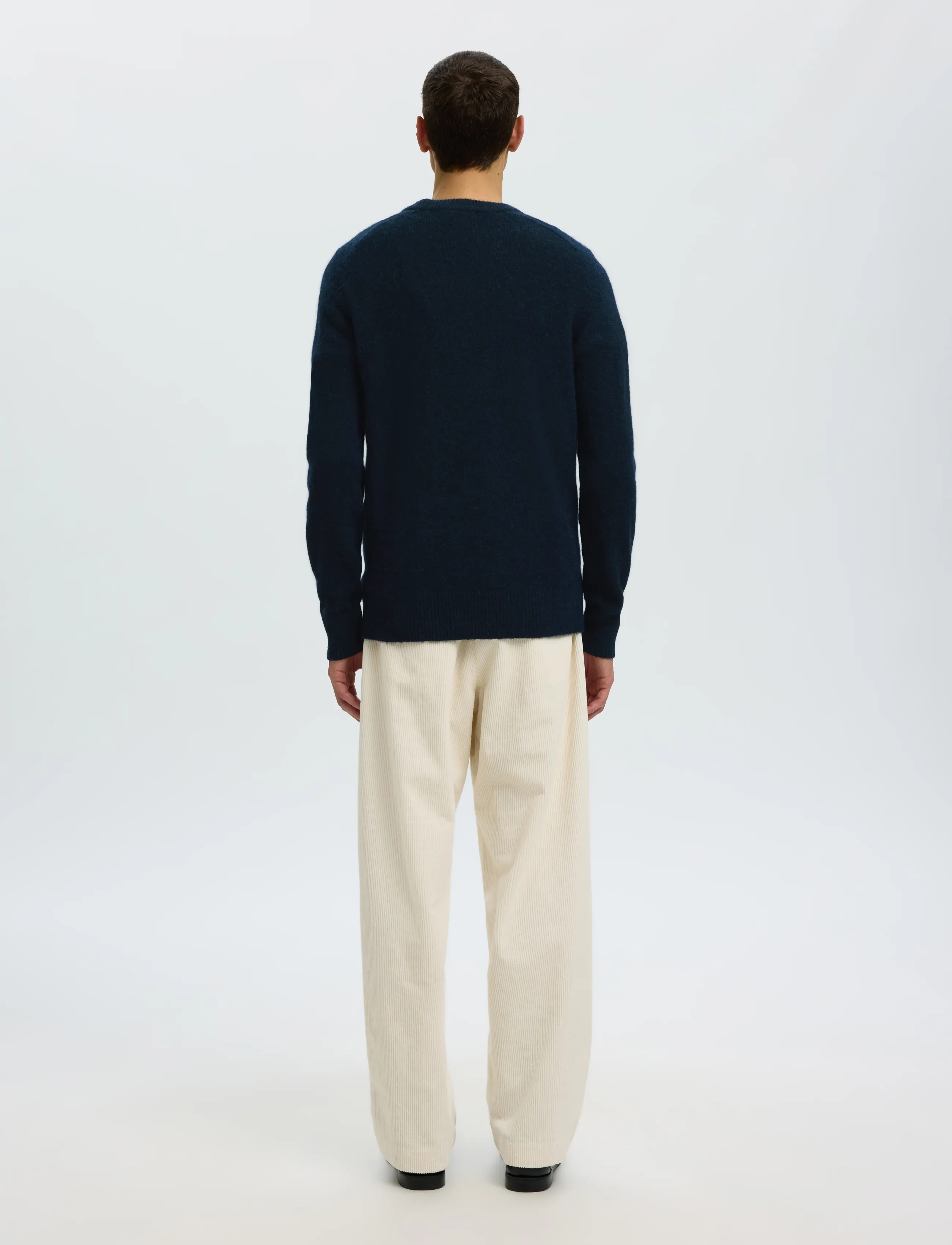 Selected - SLMRAI LS KNIT CREW NECK NOOS - rundhalsad - sky captain - 2