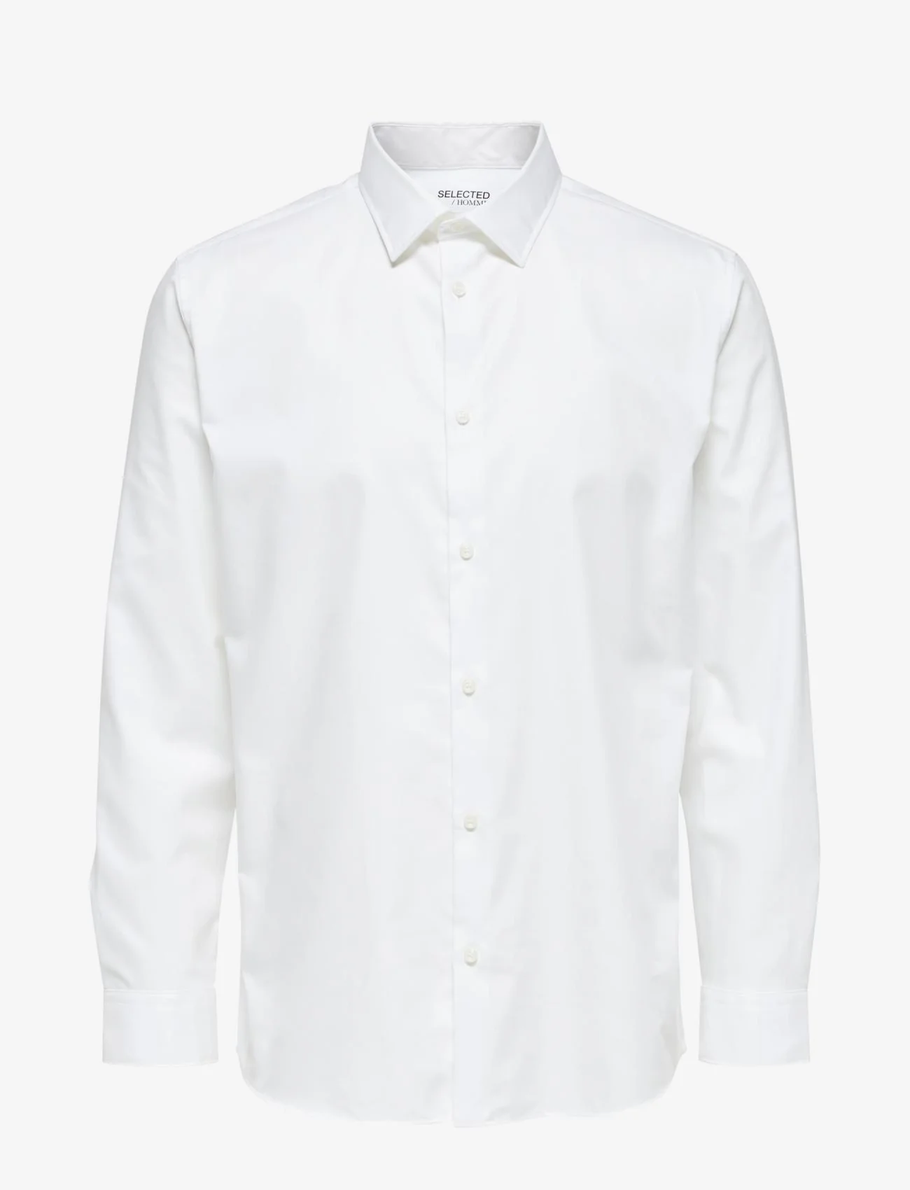 Selected Homme - SLHREGETHAN SHIRT LS CLASSIC NOOS - laisvalaikio marškiniai - bright white - 0