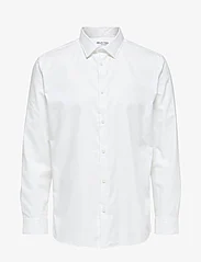 Selected Homme - SLHREGETHAN SHIRT LS CLASSIC NOOS - laisvalaikio marškiniai - bright white - 0