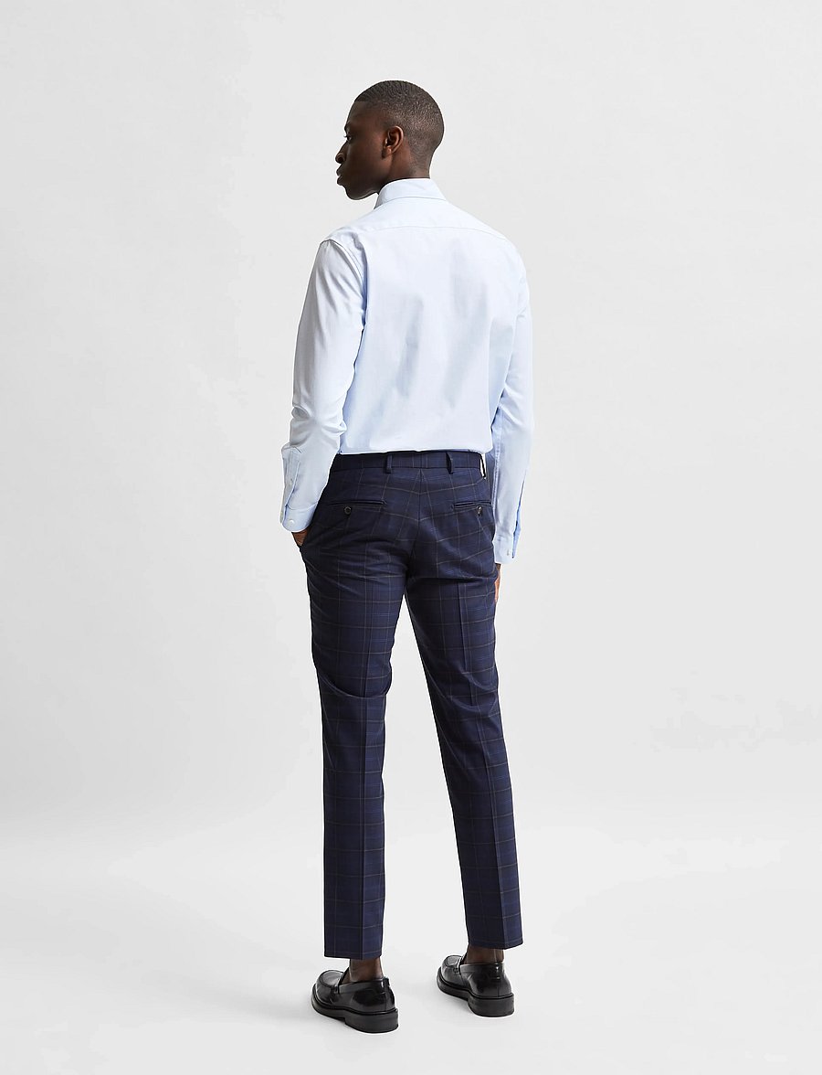 Selected - SLMREGETHAN SHIRT LS CLASSIC NOOS - pidulikud särgid - light blue - 2