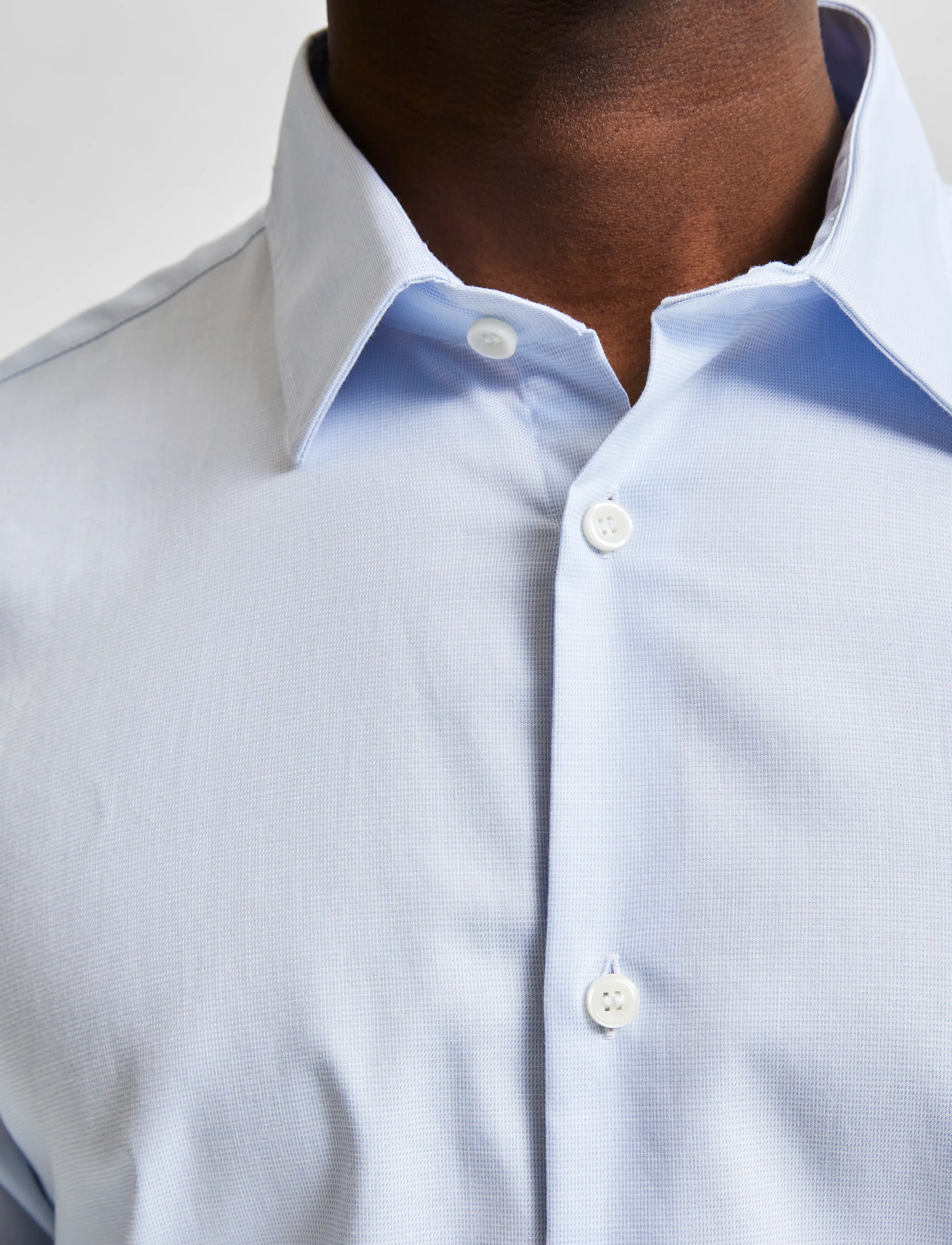 Selected - SLMREGETHAN SHIRT LS CLASSIC NOOS - formelle skjorter - light blue - 3
