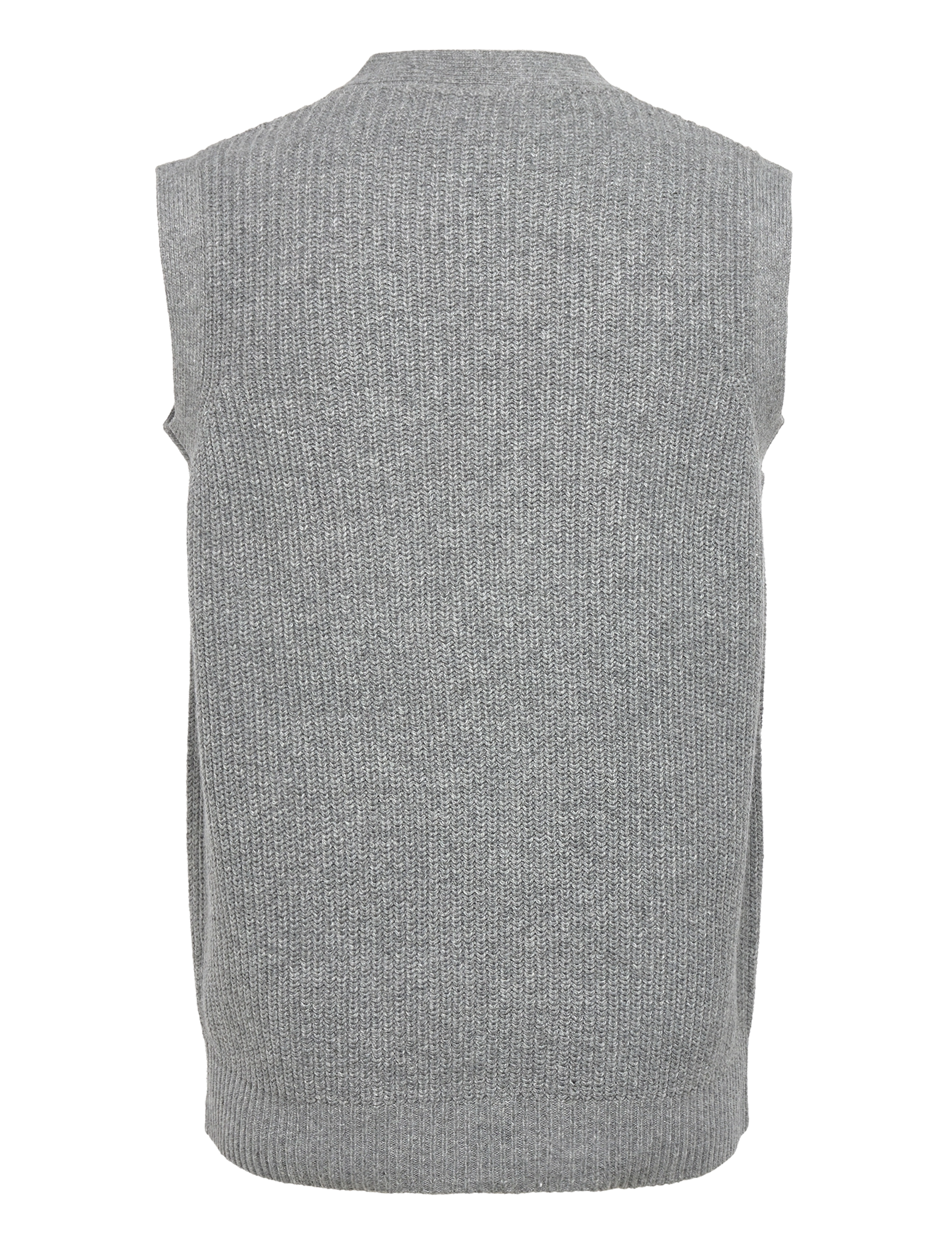 Selected Homme - SLHUTAH KNIT VEST B - light grey melange - 1