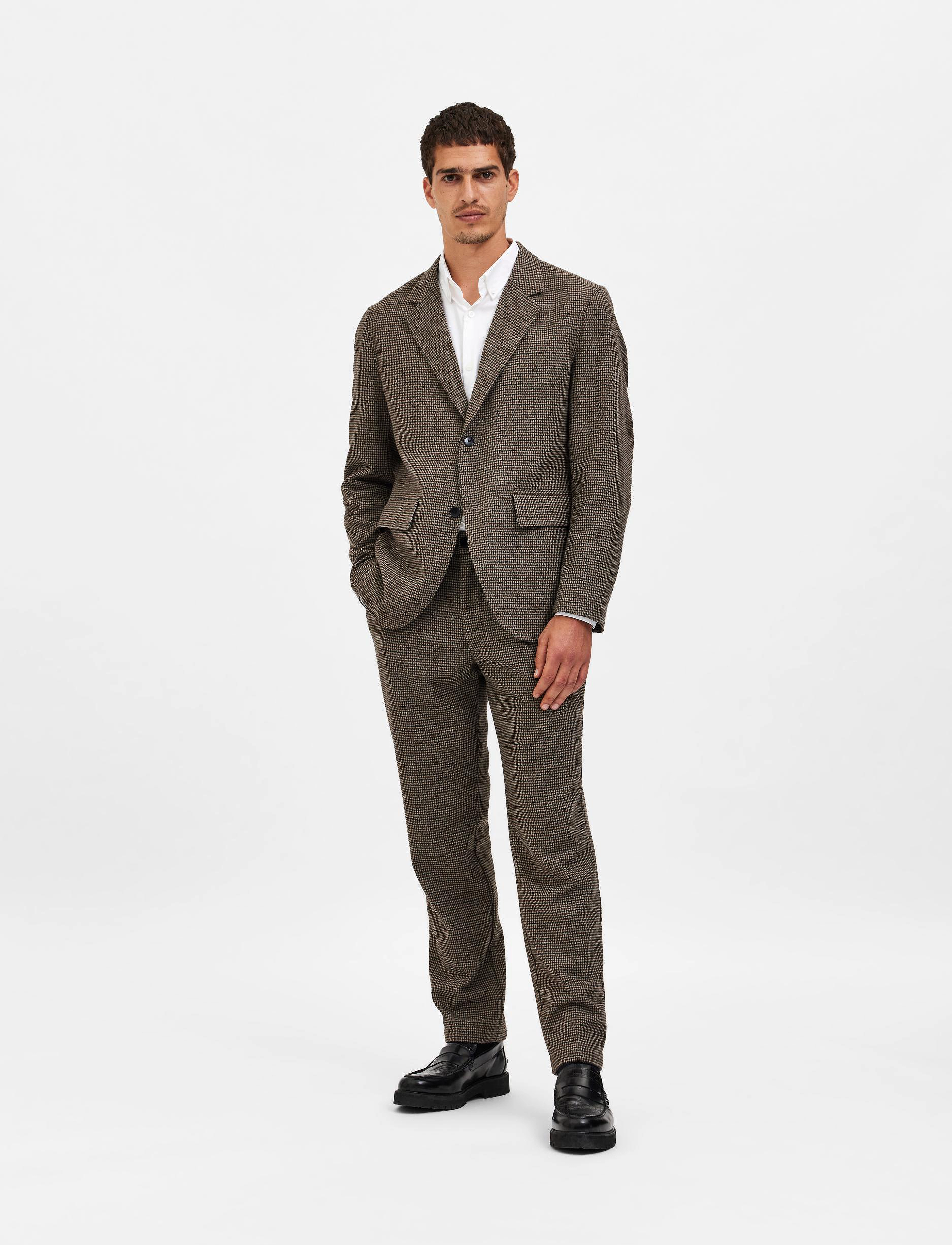 Selected Homme - SLHREG-TROY BLZ W - brownie - 5