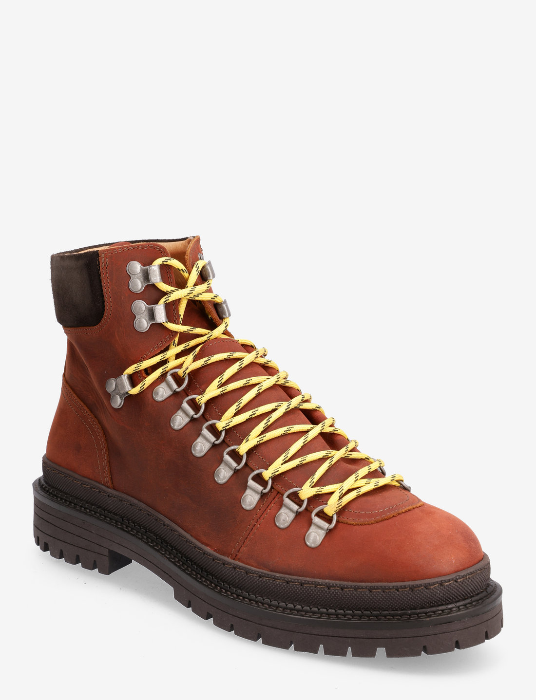 Selected Homme Slhlandon Leather Hiking Boot B boots shop at