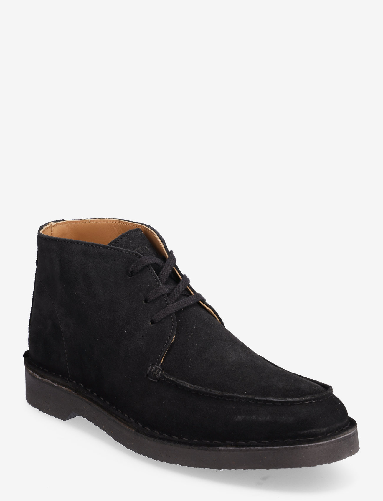 Selected Homme - SLHRIGA NEW SUEDE MOC-TOE CHUKKA B - desert boots - black - 0