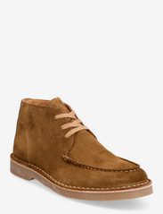 Selected Homme - SLHRIGA NEW SUEDE MOC-TOE CHUKKA B - aavikkokengät - tobacco brown - 0