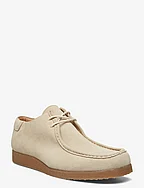 SLHCHRISTOPHER NEW SUEDE MOC-TOE SHOE B - OATMEAL