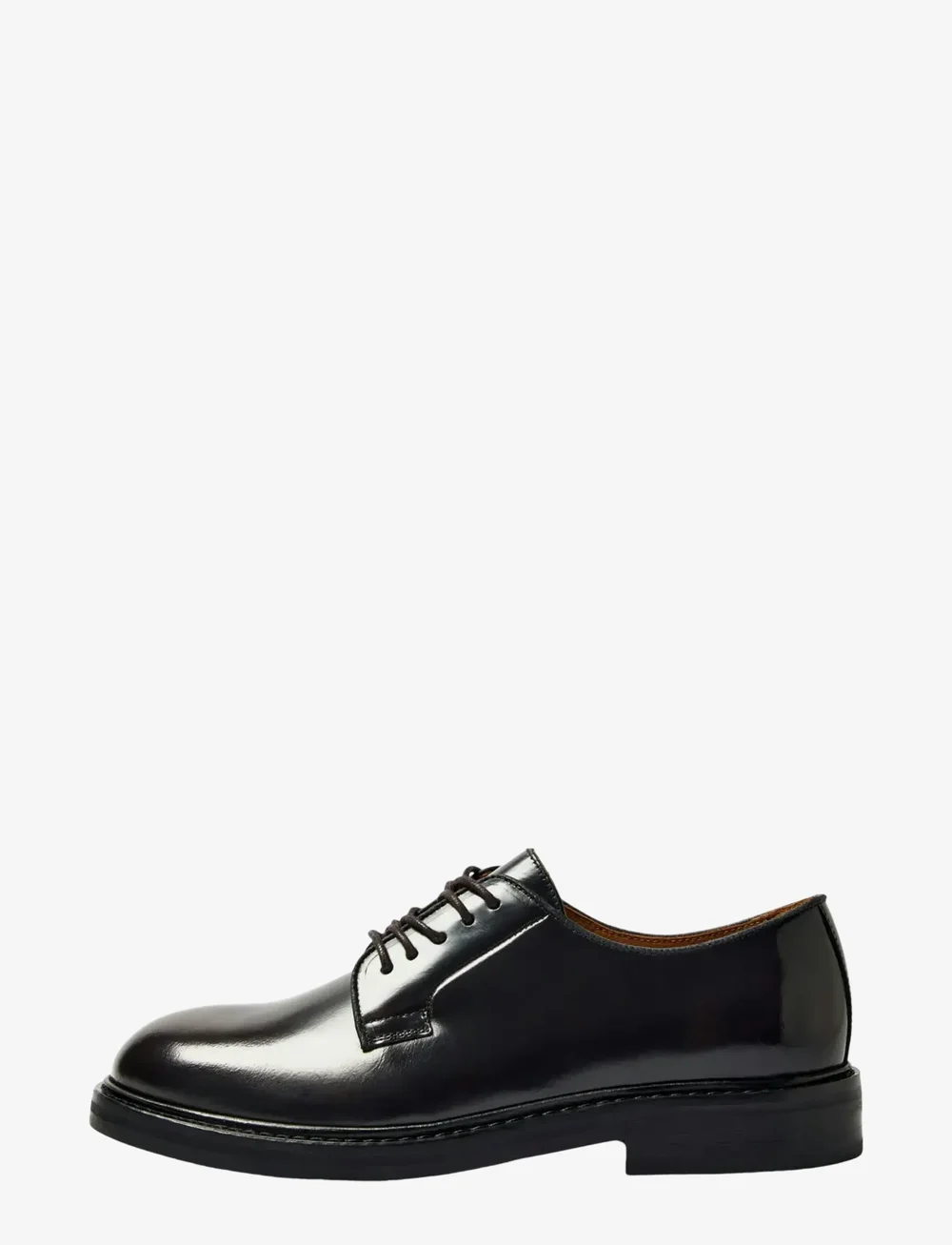 Selected - SLHCARTER LEATHER BLUCHER SHOE - oxford-schuhe - chestnut - 1