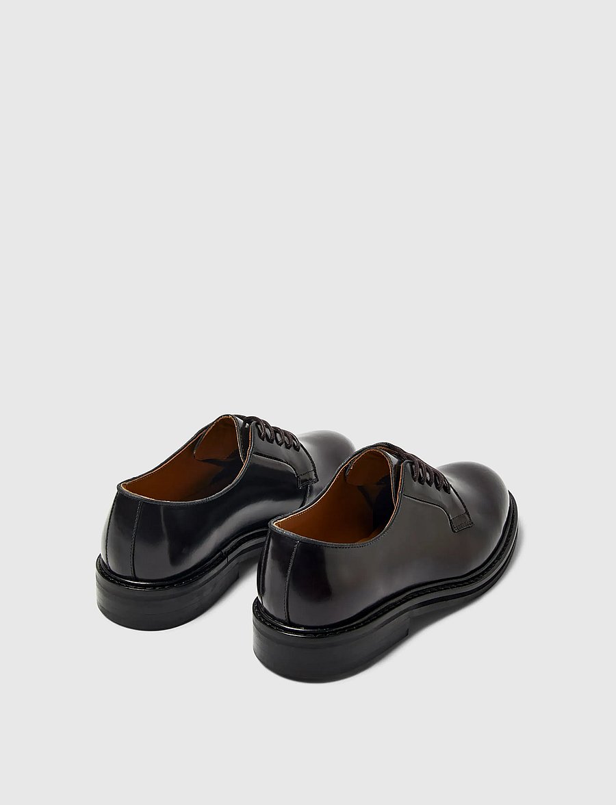 Selected - SLHCARTER LEATHER BLUCHER SHOE - chestnut - 0