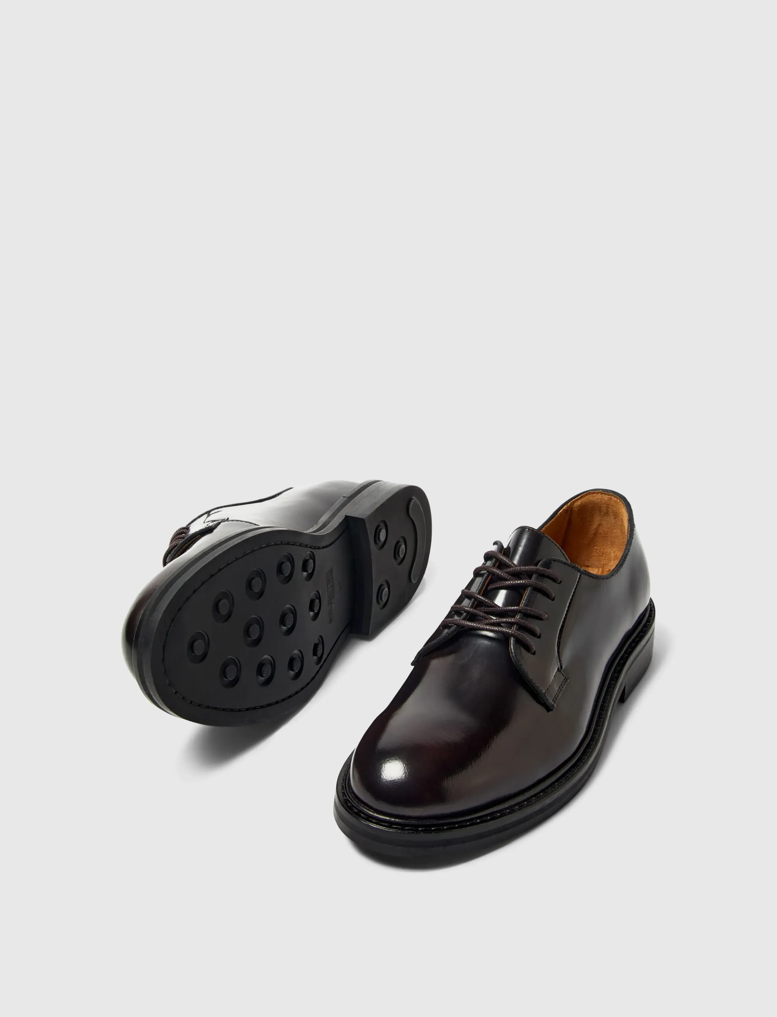 Selected - SLHCARTER LEATHER BLUCHER SHOE - chestnut - 2