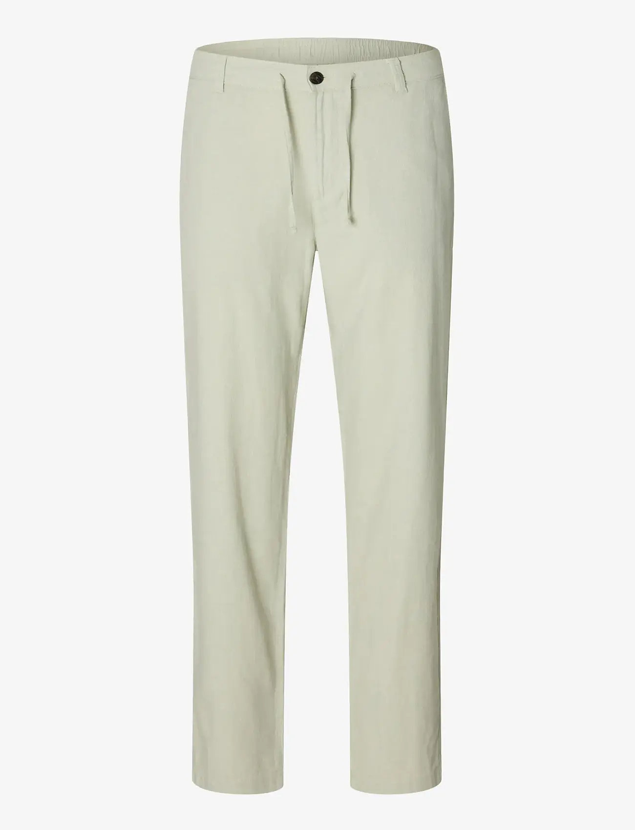 Selected - SLM172-SLIMTAPE BRODY LINEN BLD PNT NOOS - linased püksid - aqua gray - 1