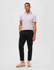 Selected Homme - SLH172-SLIMTAPE BRODY LINEN PANT NOOS - linen trousers - black - 1