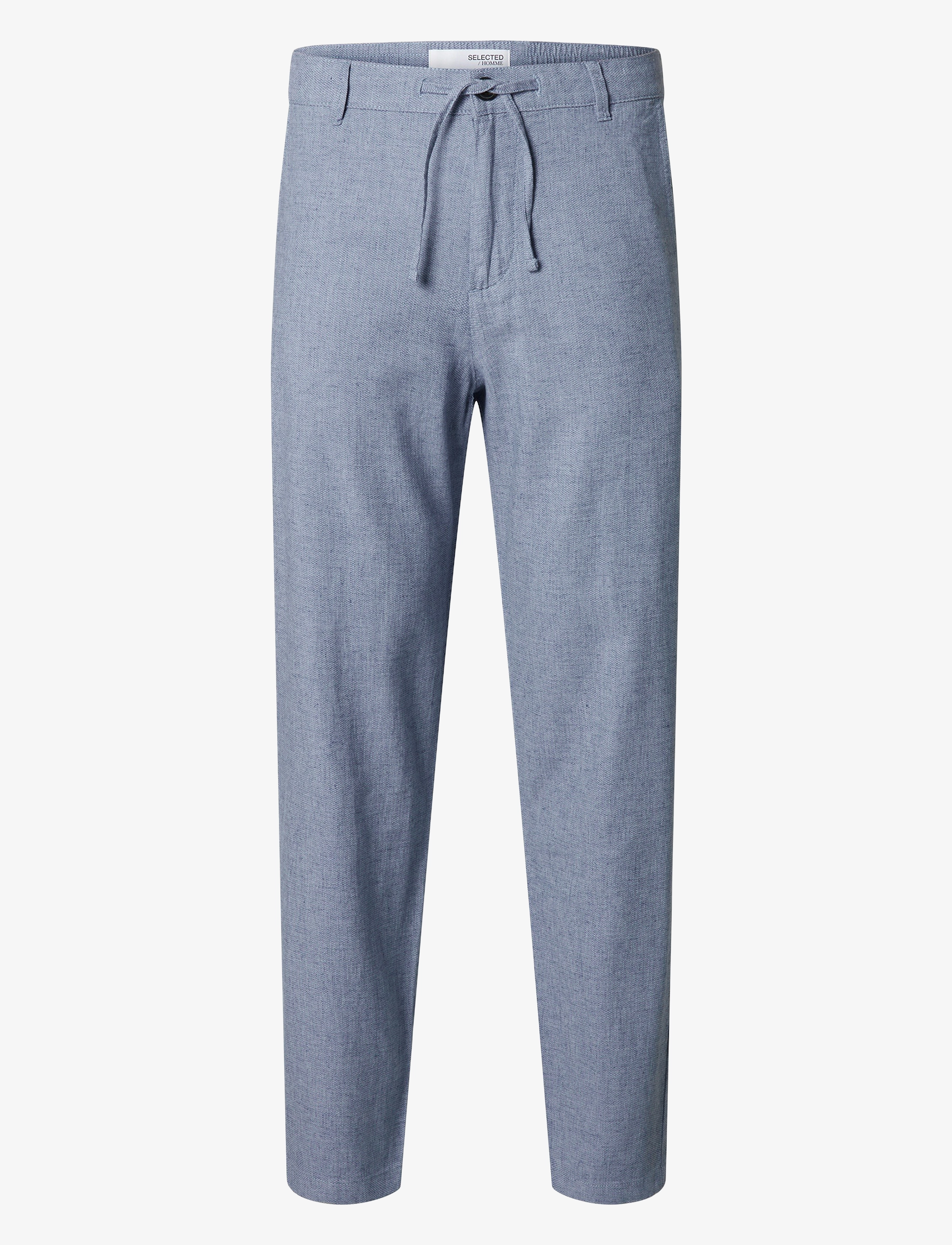 Selected SLM172-SLIMTAPE BRODY LINEN BLD PNT NOOS - Selected - CASHMERE BLUE / blue