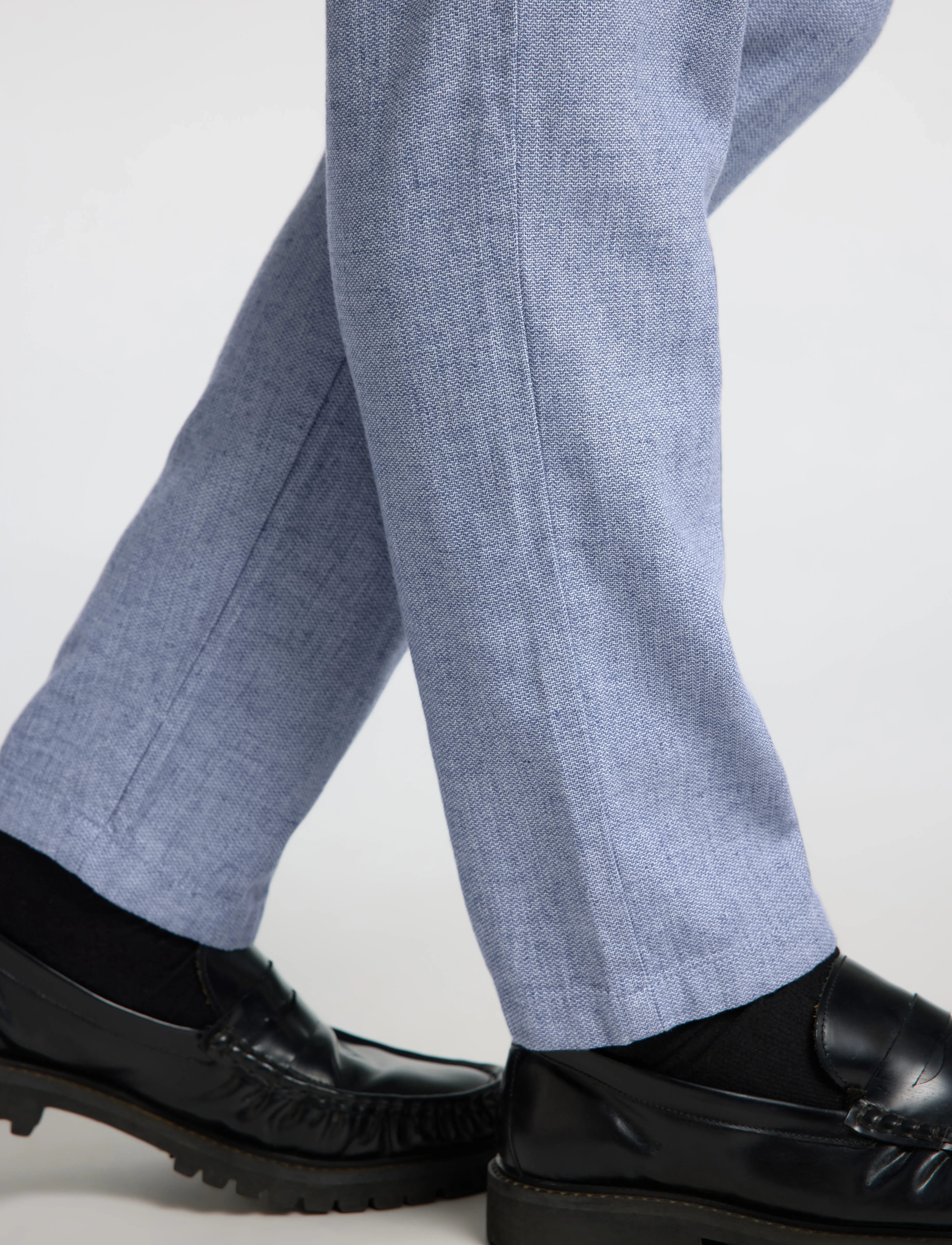 Selected - SLM172-SLIMTAPE BRODY LINEN BLD PNT NOOS - linnebyxor - cashmere blue - 5