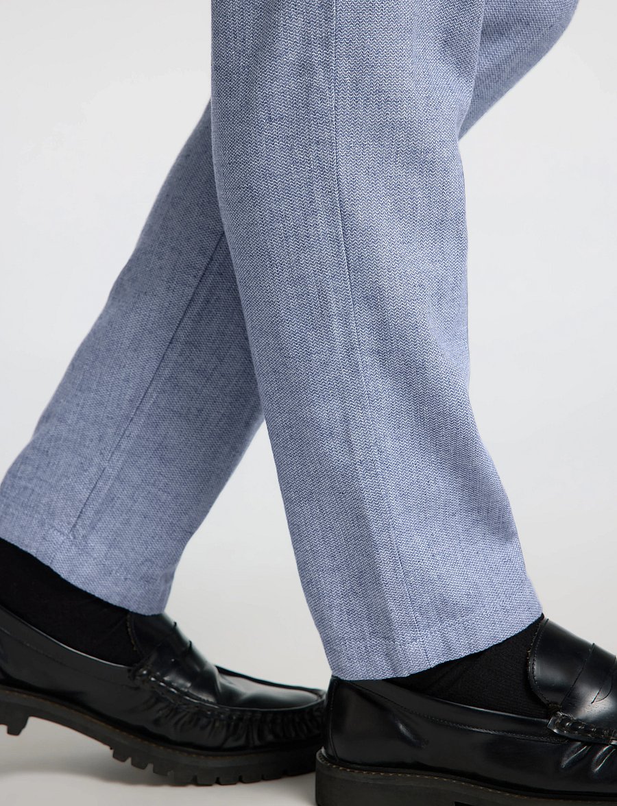 Selected - SLM172-SLIMTAPE BRODY LINEN BLD PNT NOOS - linnebyxor - cashmere blue - 5