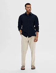 Selected Homme - SLH172-SLIMTAPE BRODY LINEN PANT NOOS - linen trousers - vetiver - 5