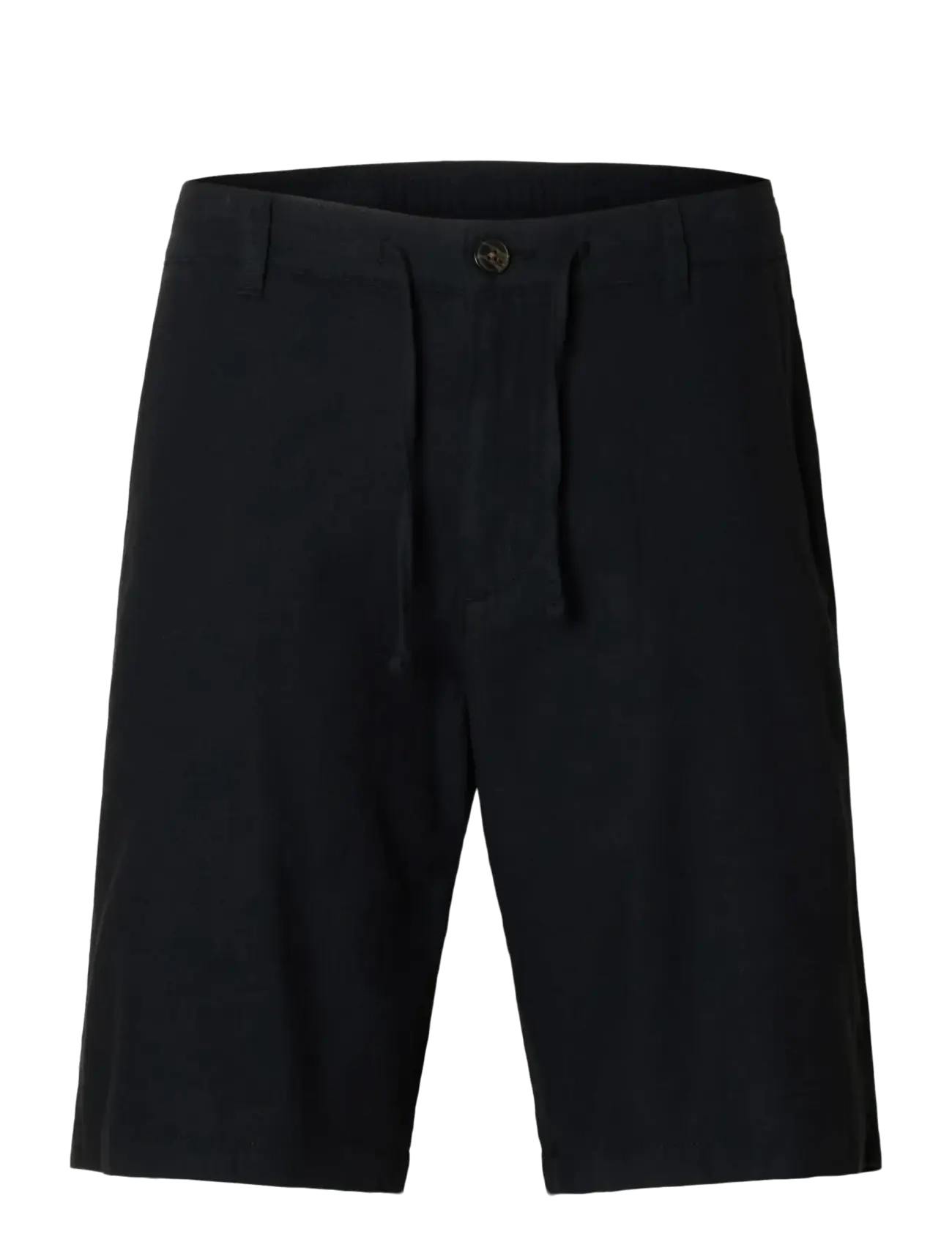 SELECTED Slmregular-Brody Linen Bld Shorts Noos Schwarz - S - Herren