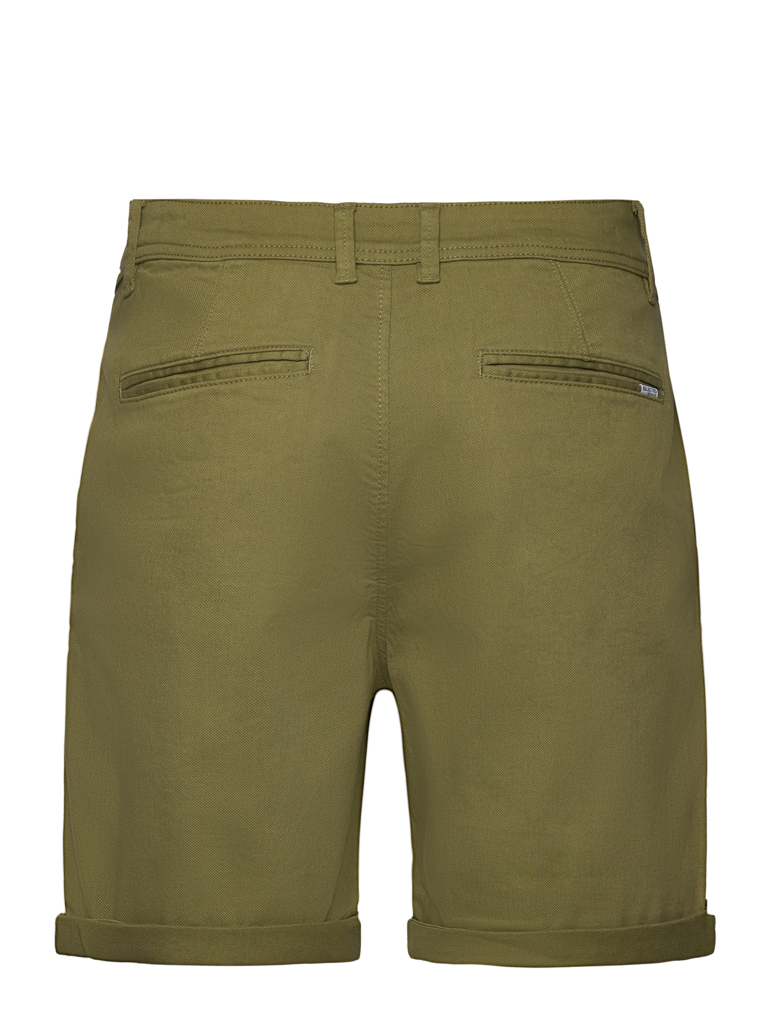 Selected - SLHCOMFORT-GABRIEL SHORTS W - chinos shorts - olive branch - 2