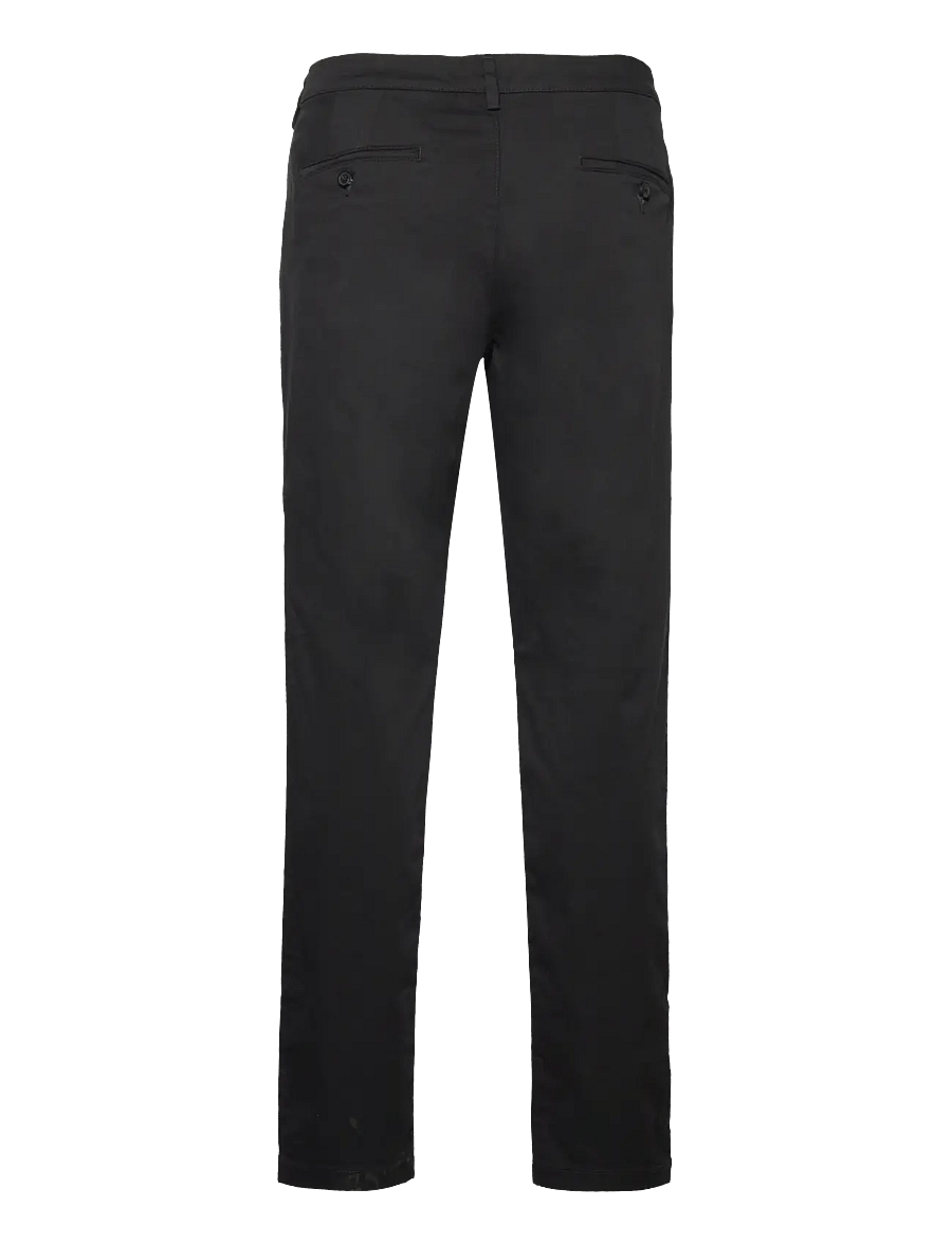 Selected - SLM175-SLIM NEW MILES FLEX PANT NOOS - chinos - black - 1