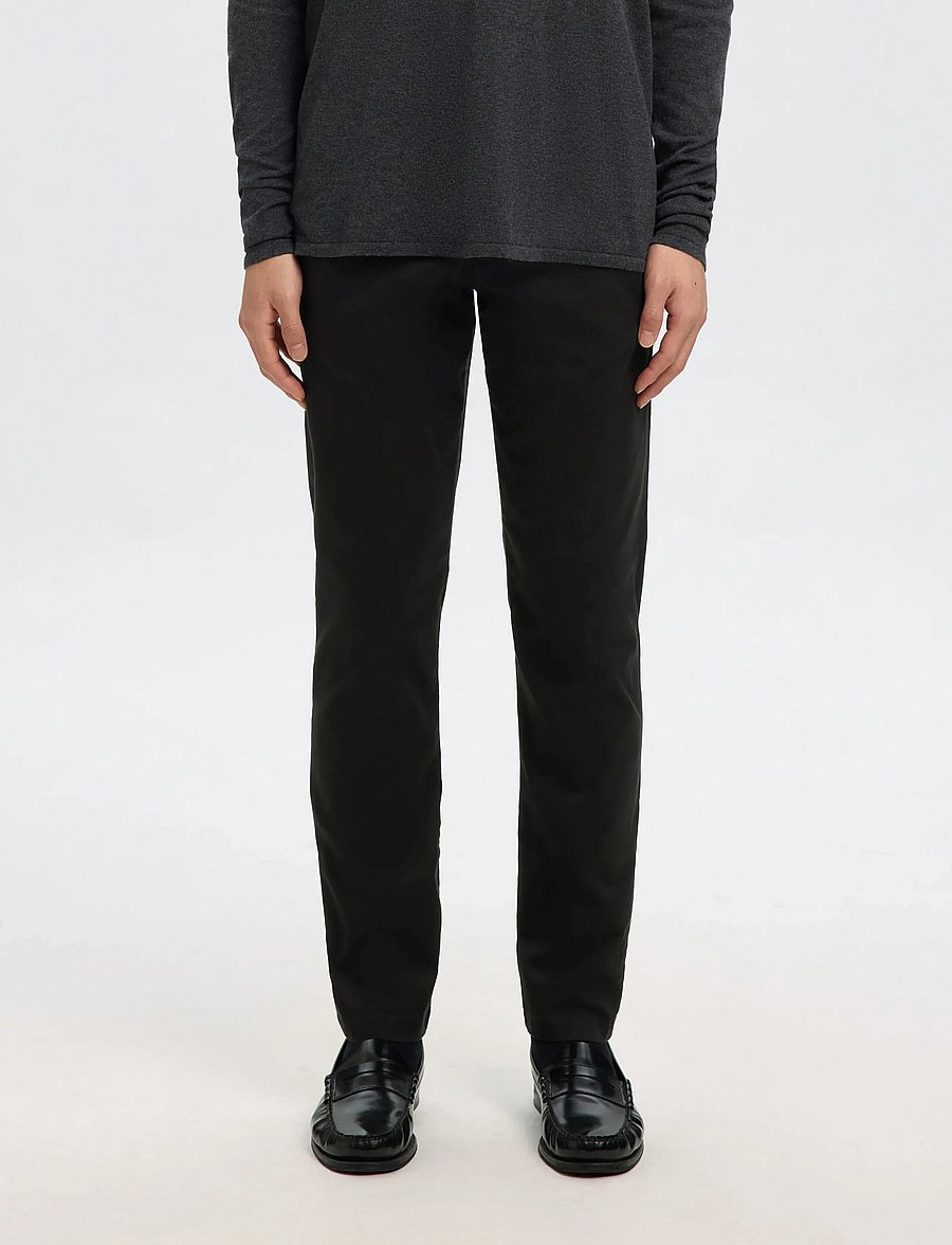 Selected - SLM175-SLIM NEW MILES FLEX PANT NOOS - chinos - black - 0