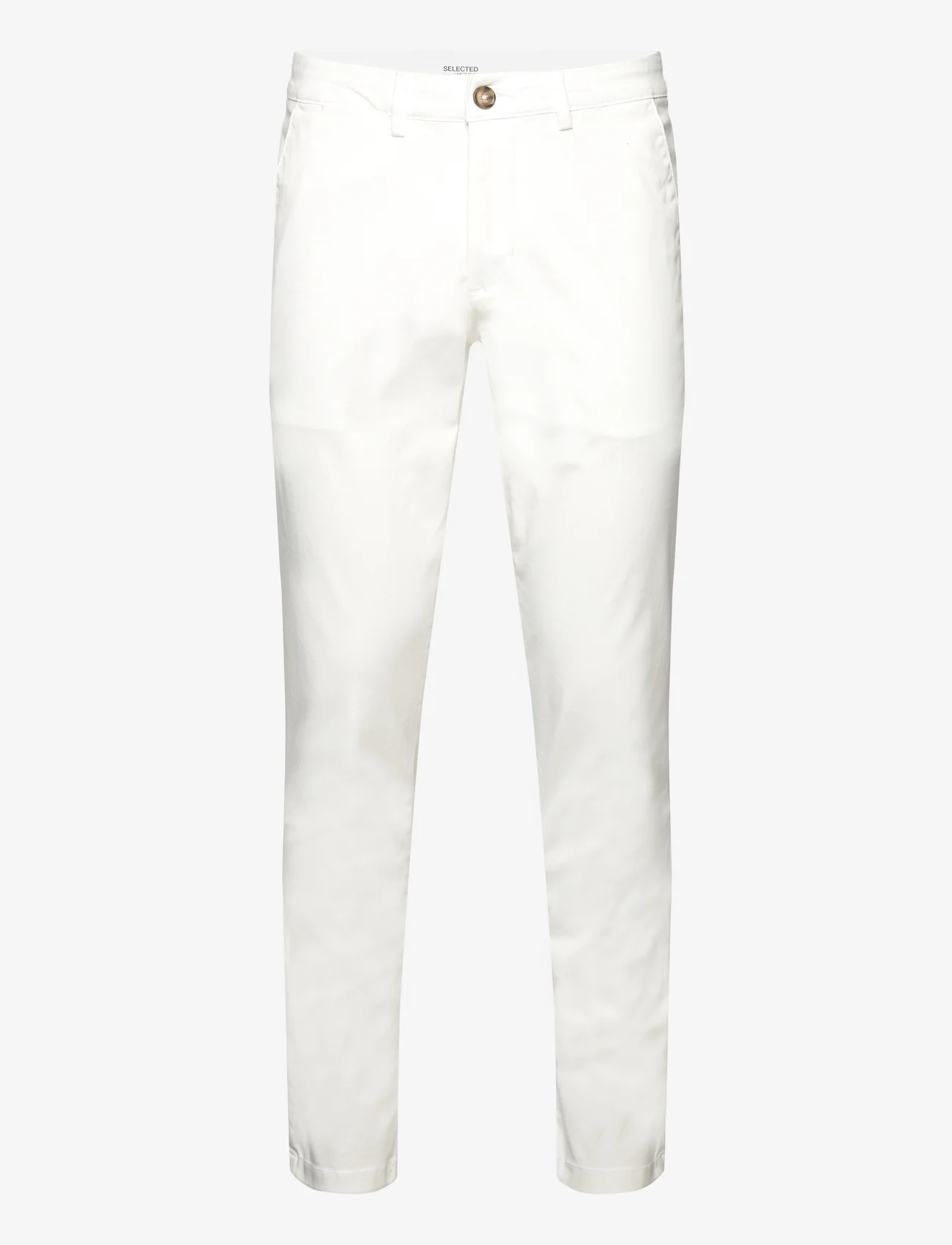 Selected Homme - SLH175-SLIM NEW MILES FLEX PANT NOOS - chinot - bright white - 0