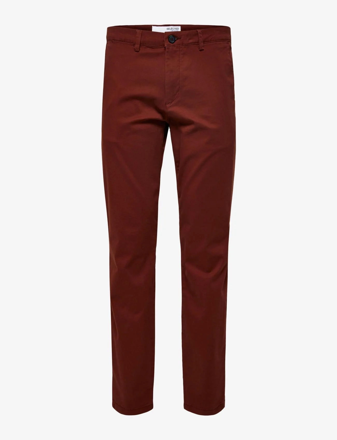 Selected Homme - SLH175-SLIM NEW MILES FLEX PANT NOOS - chinos - cherry mahogany - 0