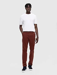 Selected Homme - SLH175-SLIM NEW MILES FLEX PANT NOOS - chinos - cherry mahogany - 3