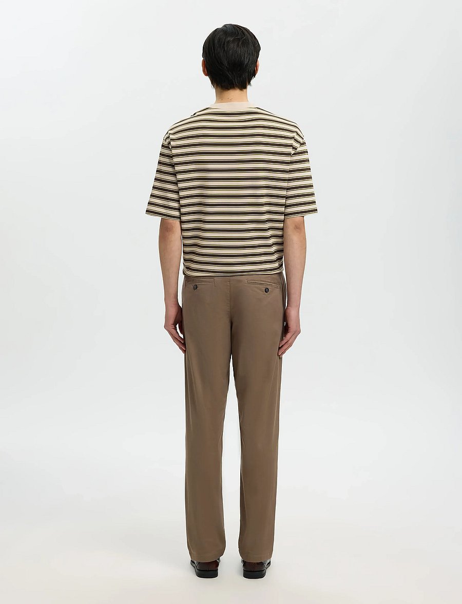 Selected - SLM175-SLIM NEW MILES FLEX PANT NOOS - chinos - chocolate chip - 2