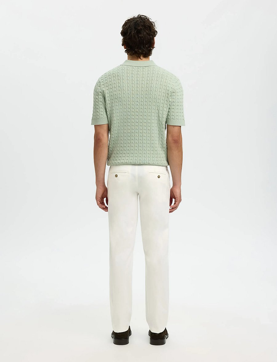 Selected - SLM175-SLIM NEW MILES FLEX PANT NOOS - chinos - cloud dancer - 2