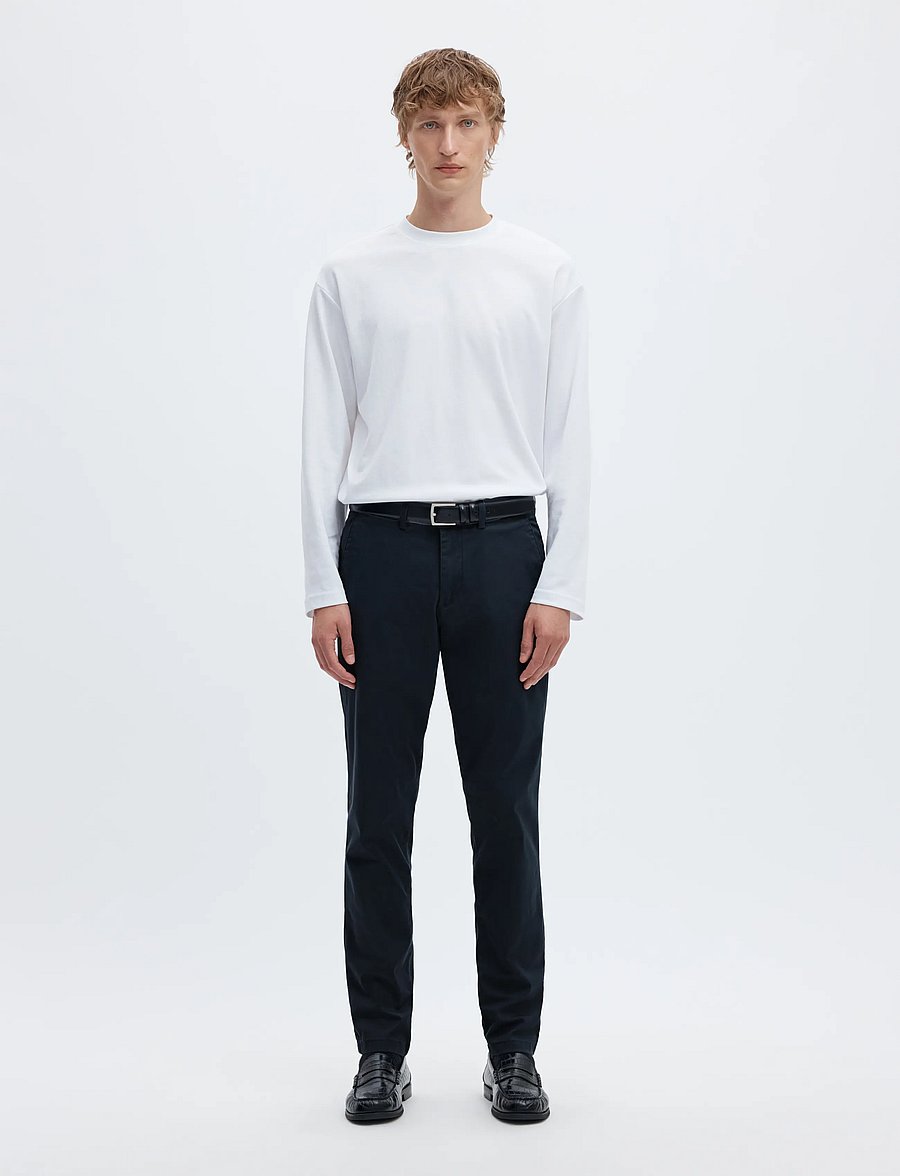 Selected - SLM175-SLIM NEW MILES FLEX PANT NOOS - chino-püksid - dark sapphire - 3