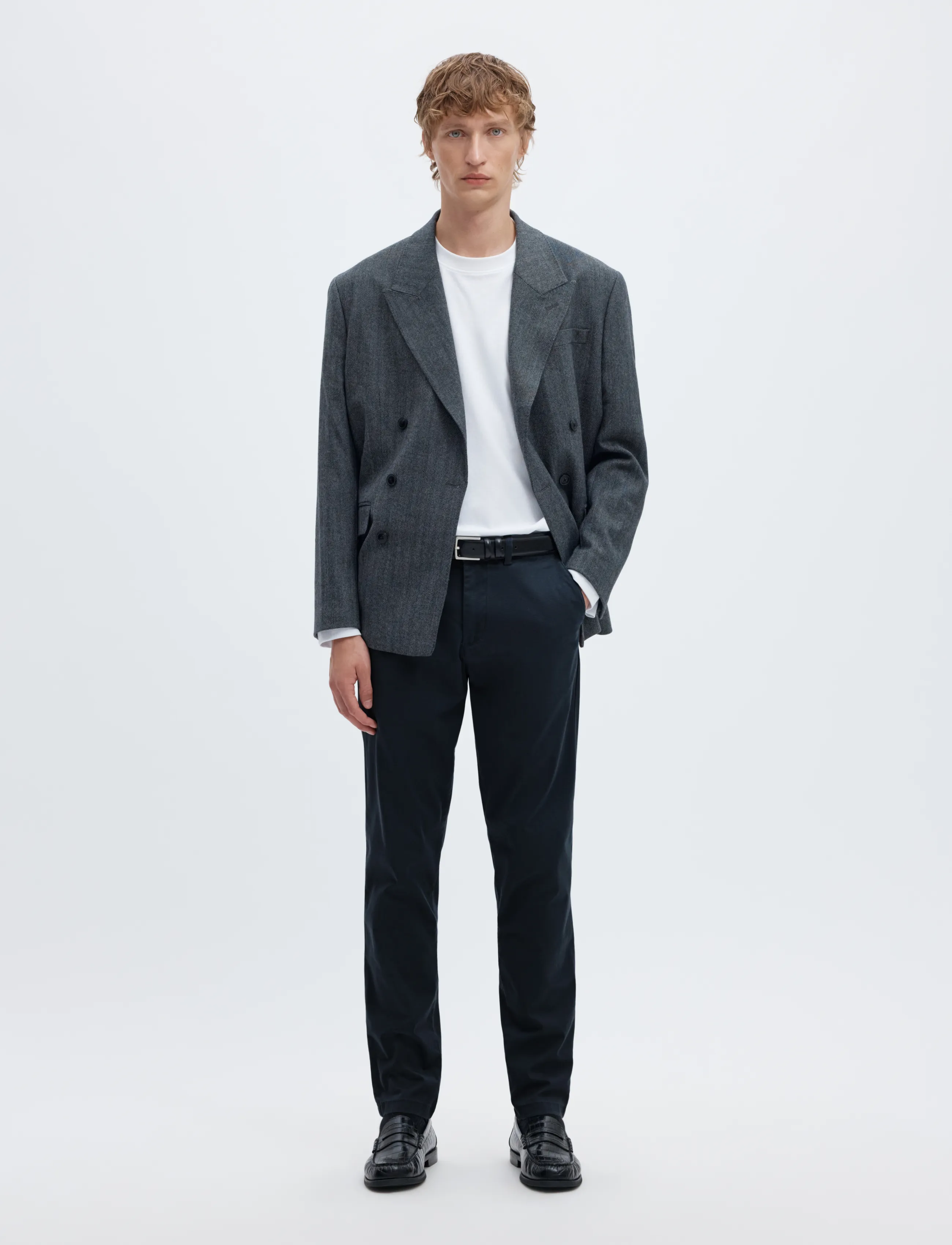 Selected - SLM175-SLIM NEW MILES FLEX PANT NOOS - chino-püksid - dark sapphire - 5