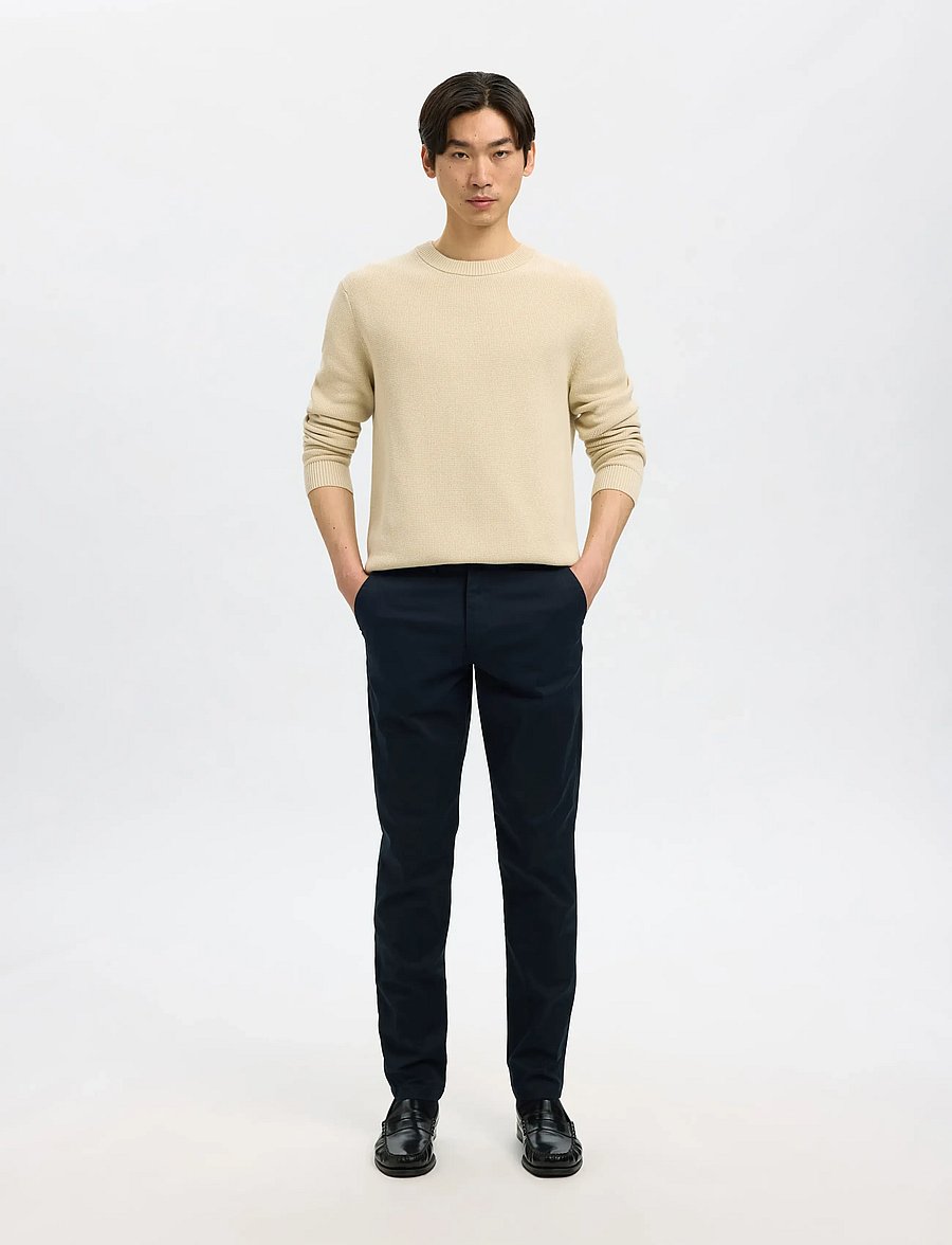 Selected - SLM175-SLIM NEW MILES FLEX PANT NOOS - chinos - dark sapphire - 5