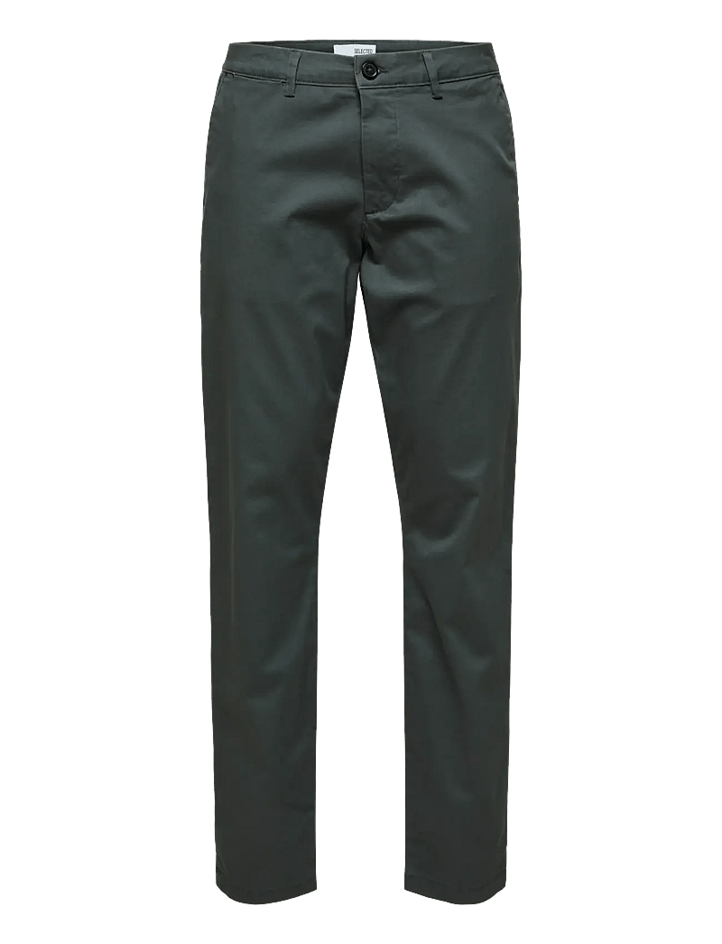 Selected - SLH175-SLIM NEW MILES FLEX PANT NOOS - chinos - dark shadow - 1