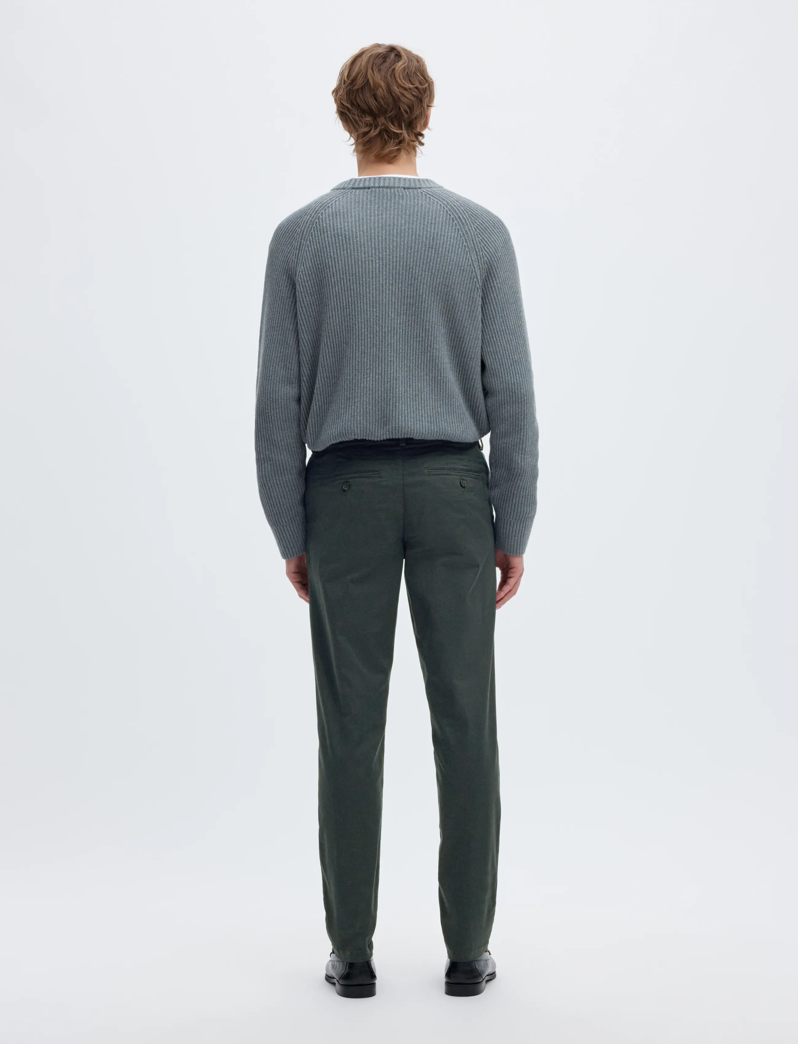 Selected - SLM175-SLIM NEW MILES FLEX PANT NOOS - chino-püksid - dark shadow - 2