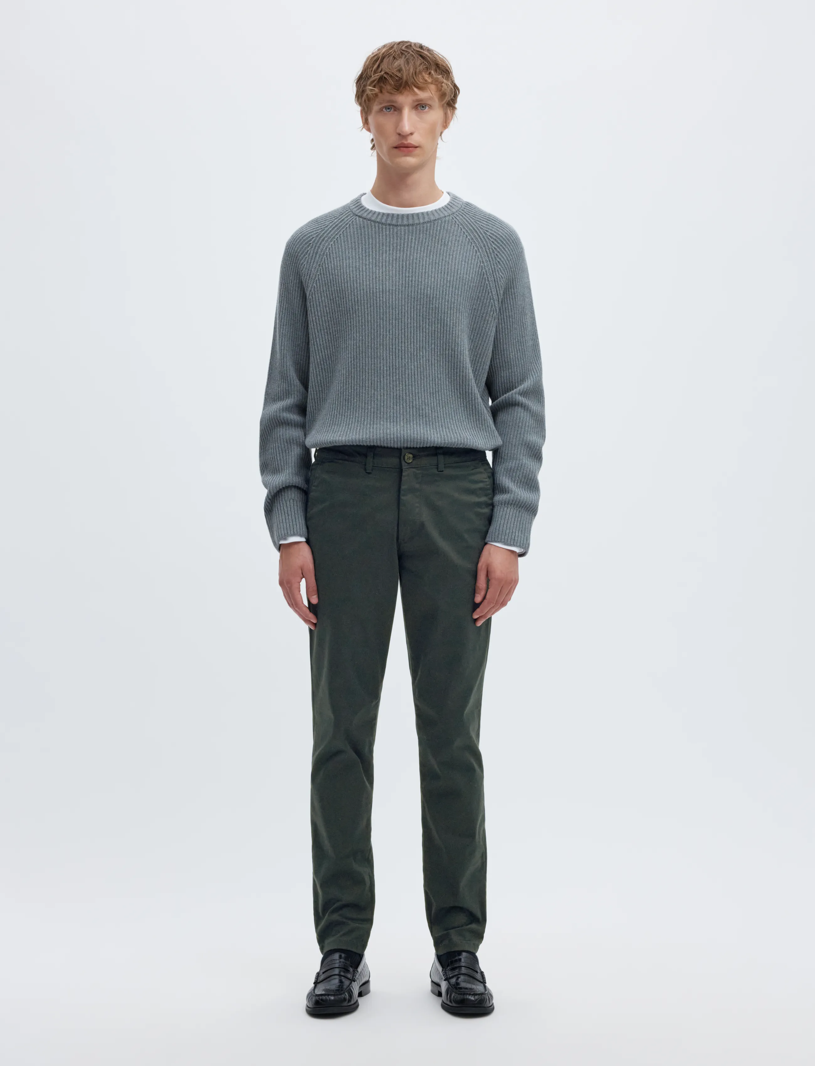 Selected - SLM175-SLIM NEW MILES FLEX PANT NOOS - chino-püksid - dark shadow - 3