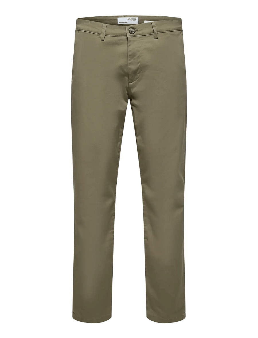 Selected - SLM175-SLIM NEW MILES FLEX PANT NOOS - chinos - ermine - 1