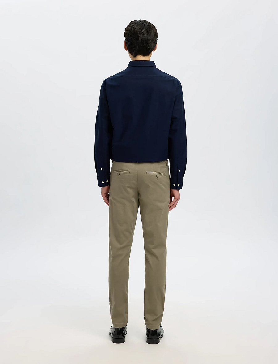 Selected - SLM175-SLIM NEW MILES FLEX PANT NOOS - chinos - ermine - 2