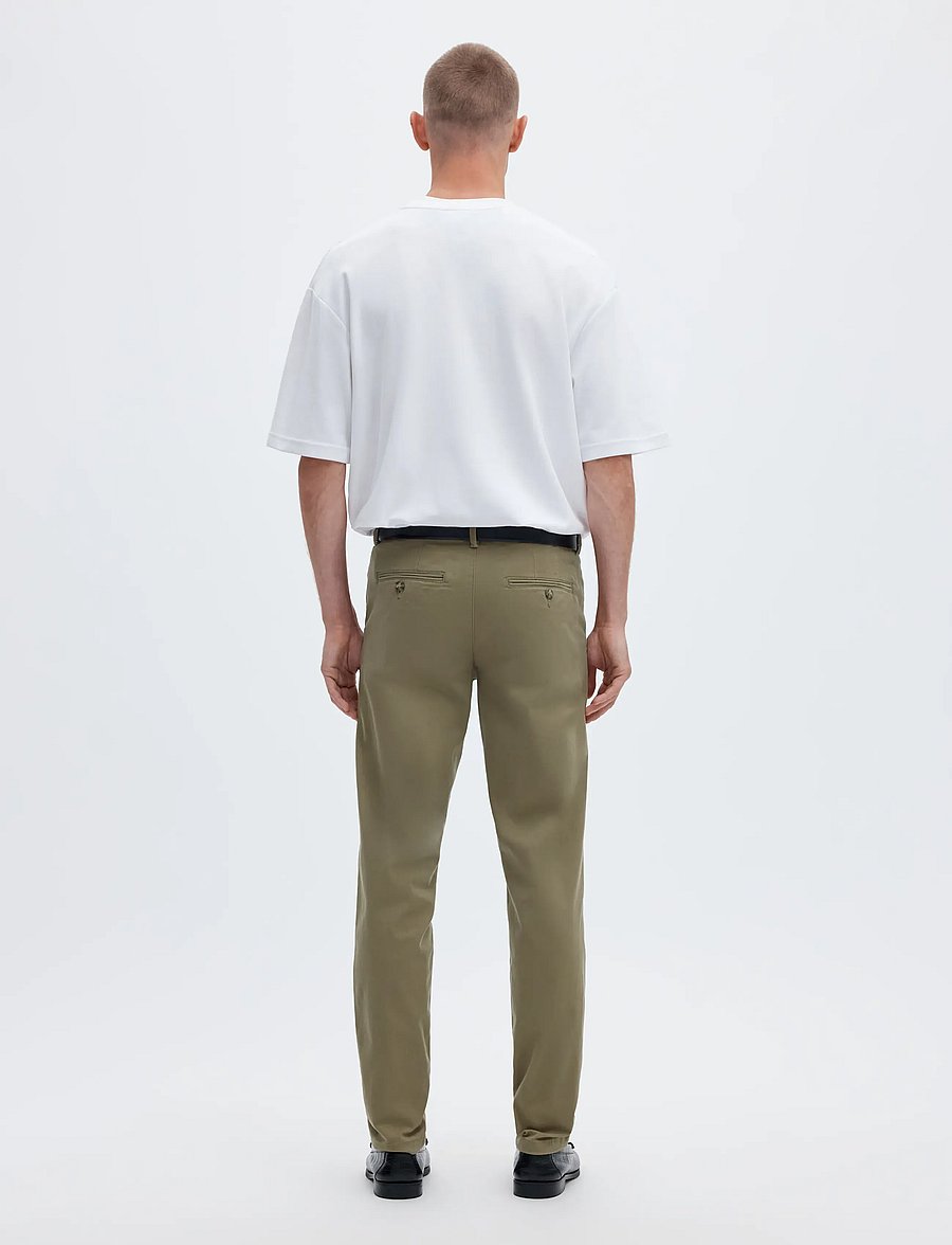 Selected - SLM175-SLIM NEW MILES FLEX PANT NOOS - chinos - ermine - 2