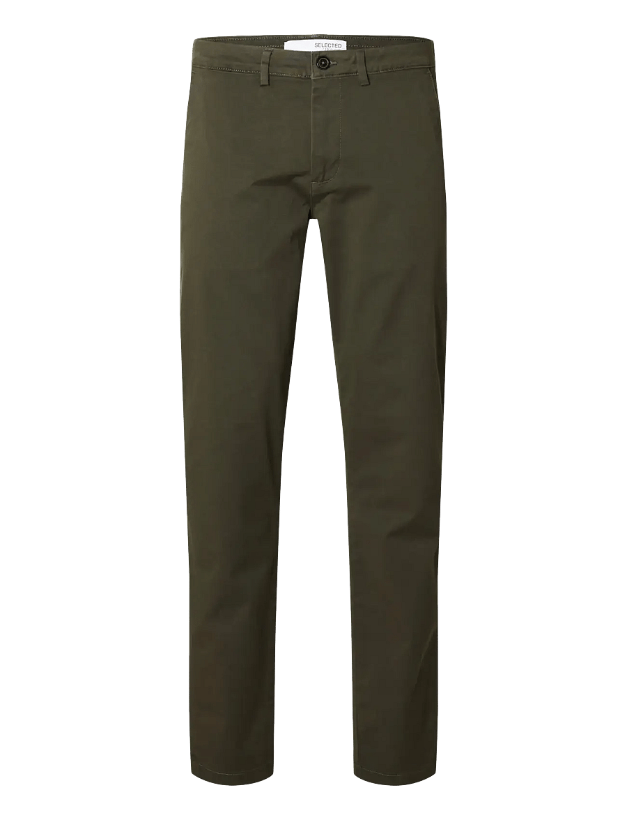Selected - SLH175-SLIM NEW MILES FLEX PANT NOOS - chinos - forest night - 1