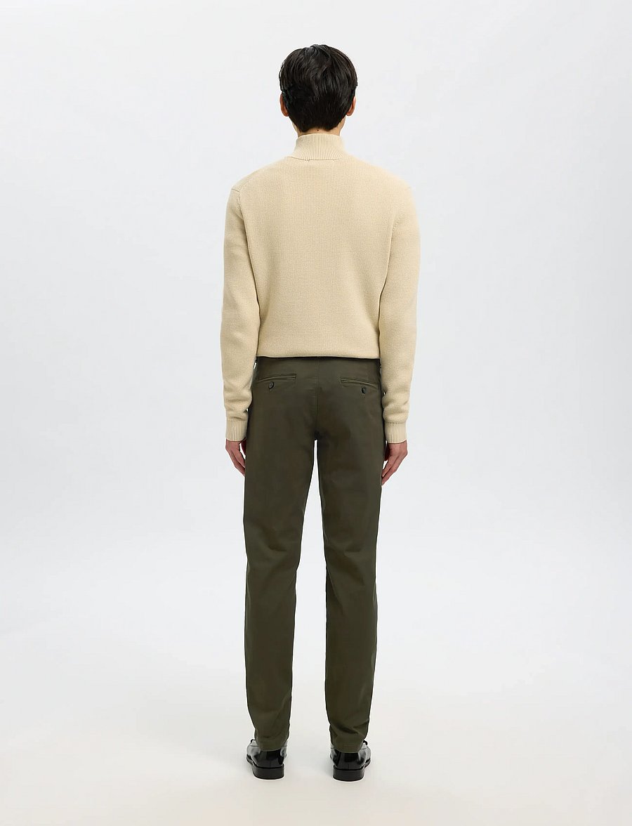 Selected - SLH175-SLIM NEW MILES FLEX PANT NOOS - chinos - forest night - 2