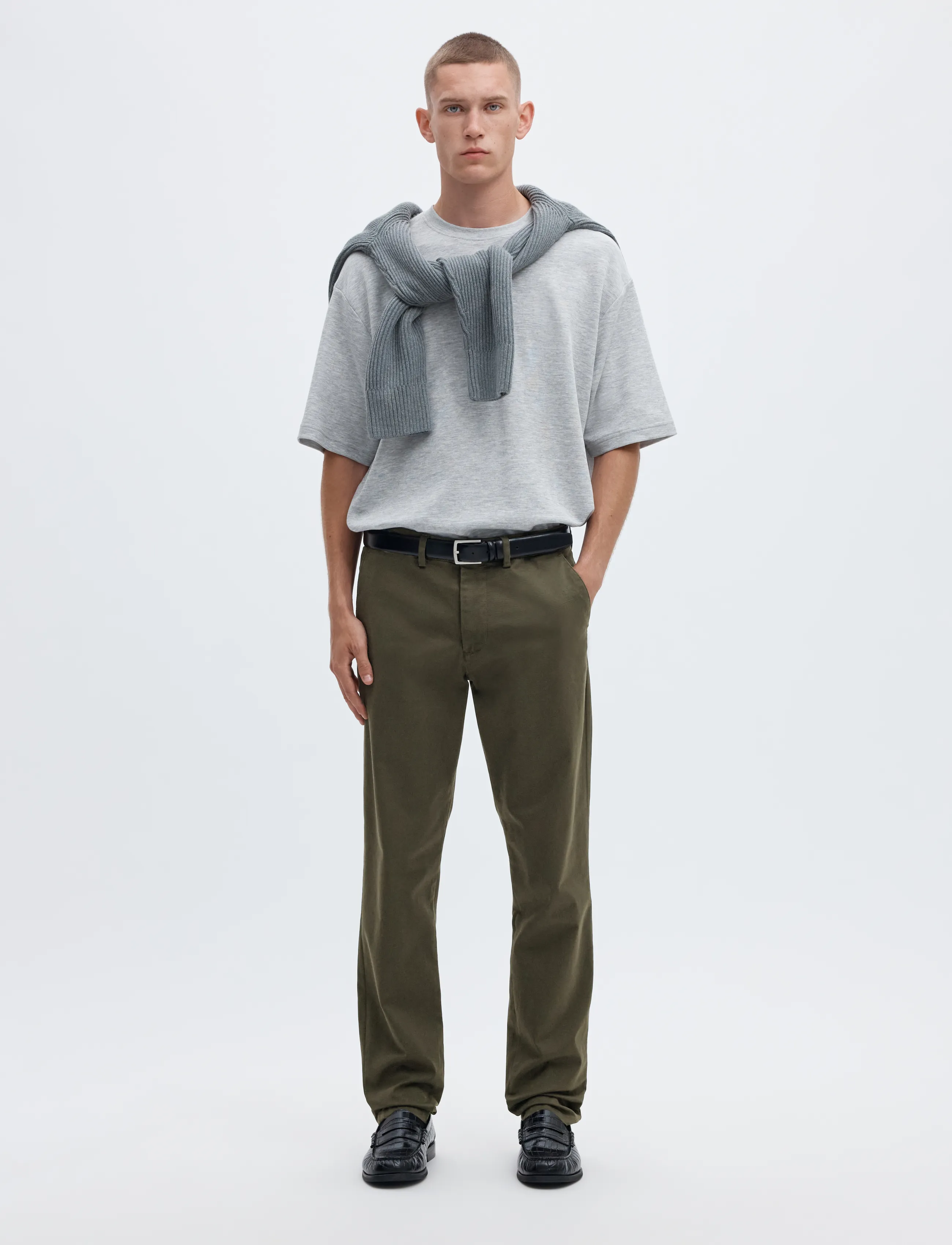 Selected - SLM175-SLIM NEW MILES FLEX PANT NOOS - chinos - forest night - 5