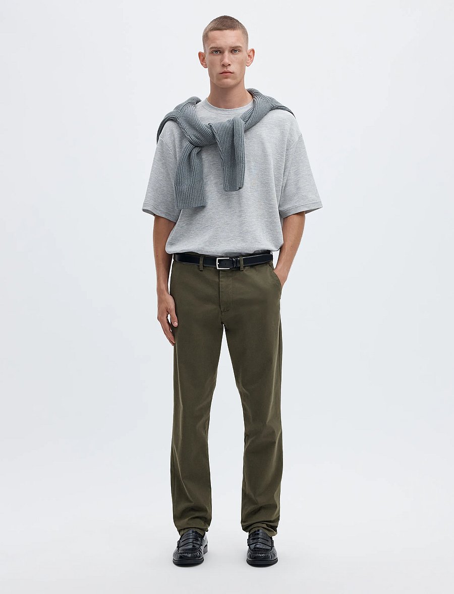 Selected - SLM175-SLIM NEW MILES FLEX PANT NOOS - chinos - forest night - 5
