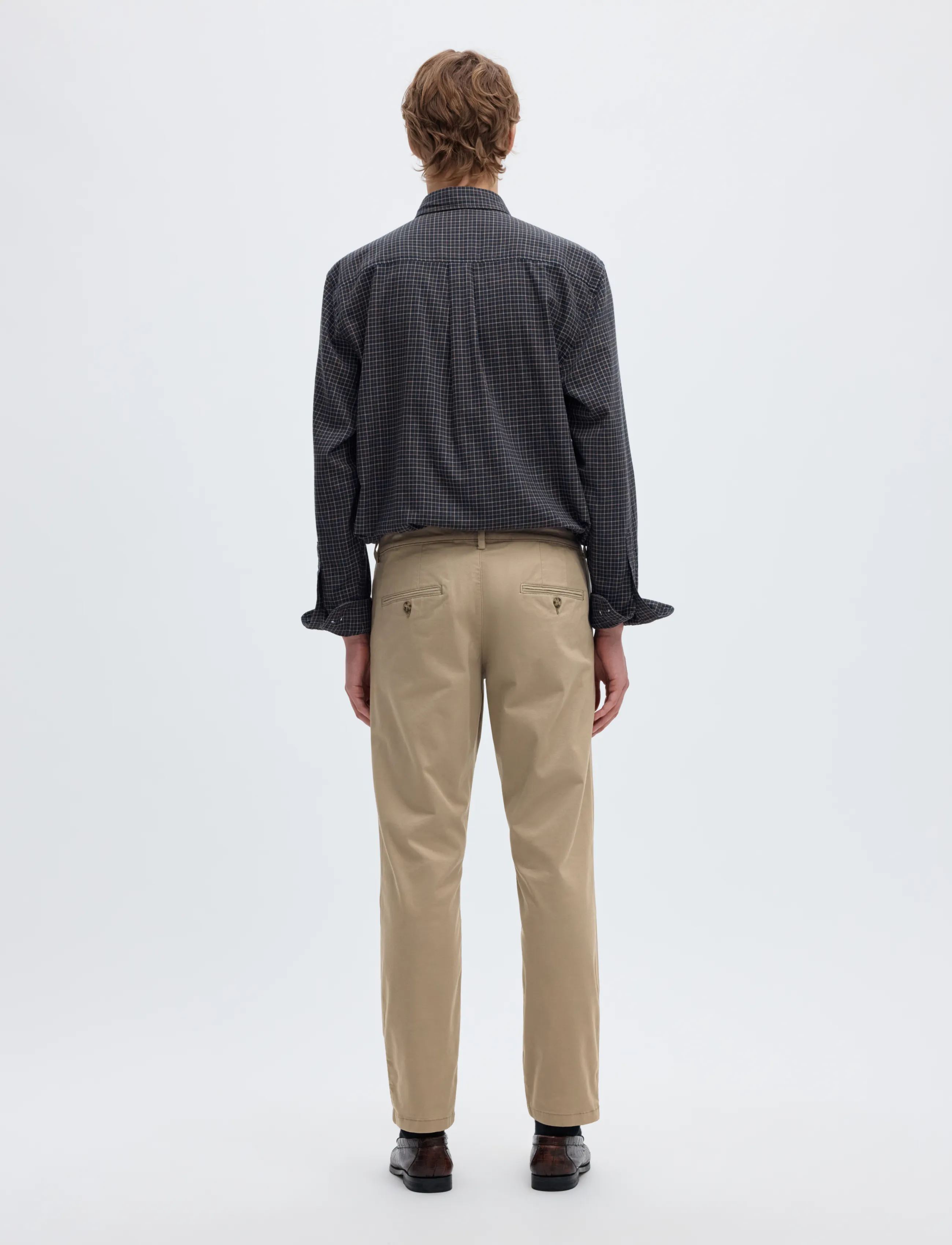 Selected - SLM175-SLIM NEW MILES FLEX PANT NOOS - chino-püksid - greige - 2