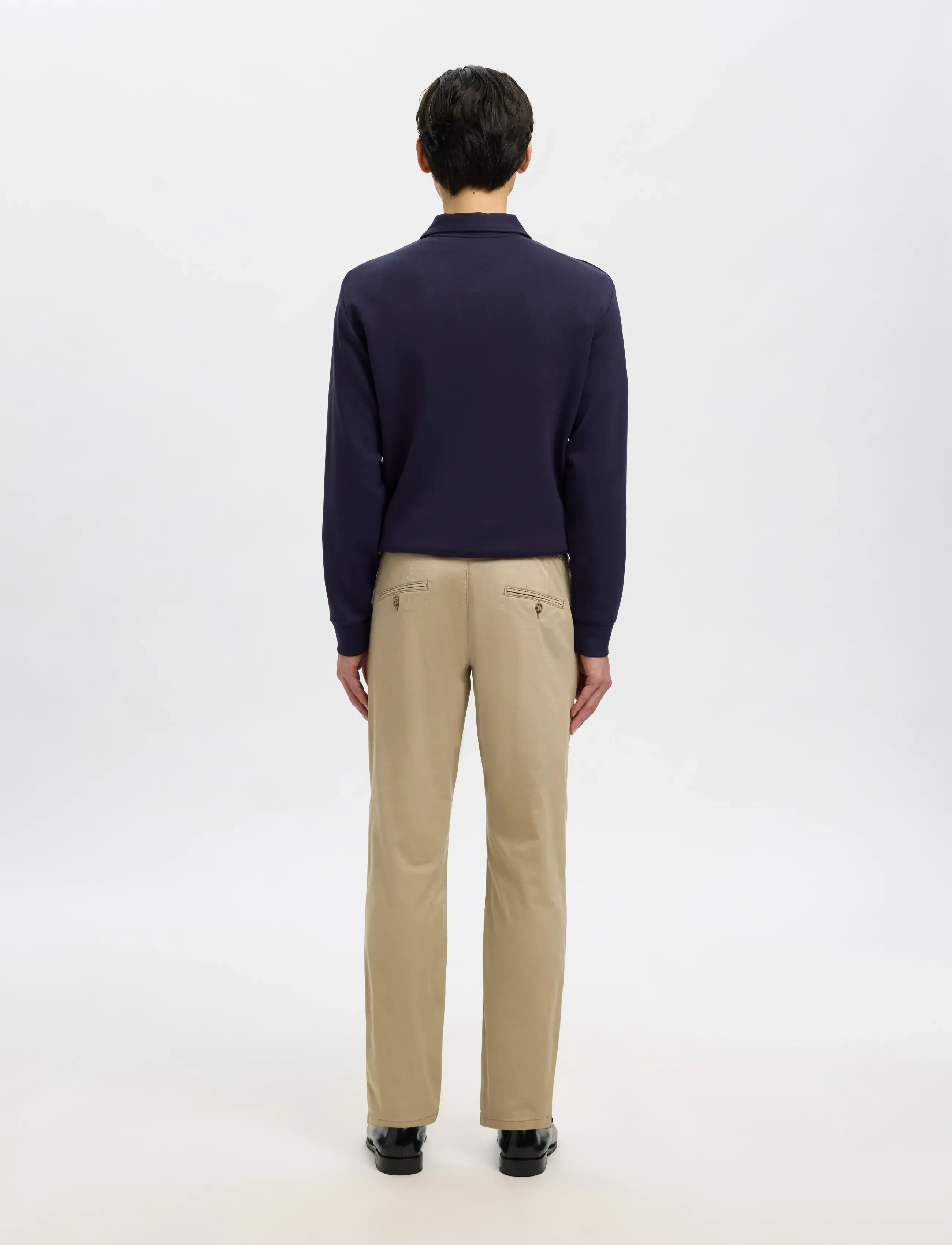 Selected - SLM175-SLIM NEW MILES FLEX PANT NOOS - chinos - greige - 2