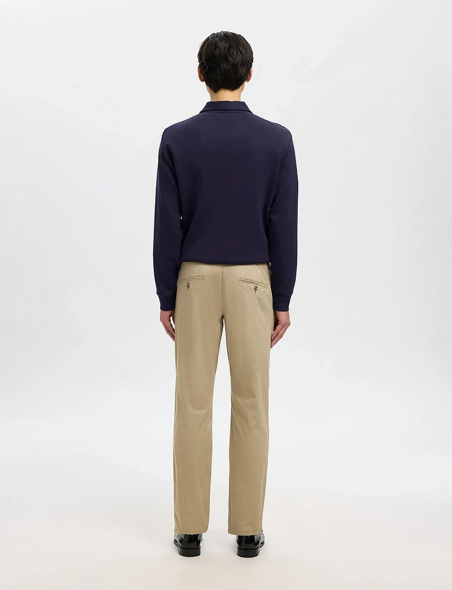 Selected - SLM175-SLIM NEW MILES FLEX PANT NOOS - chinos - greige - 2