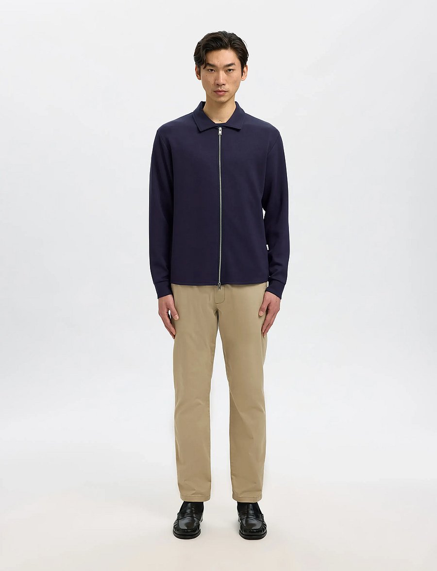 Selected - SLM175-SLIM NEW MILES FLEX PANT NOOS - chinos - greige - 3