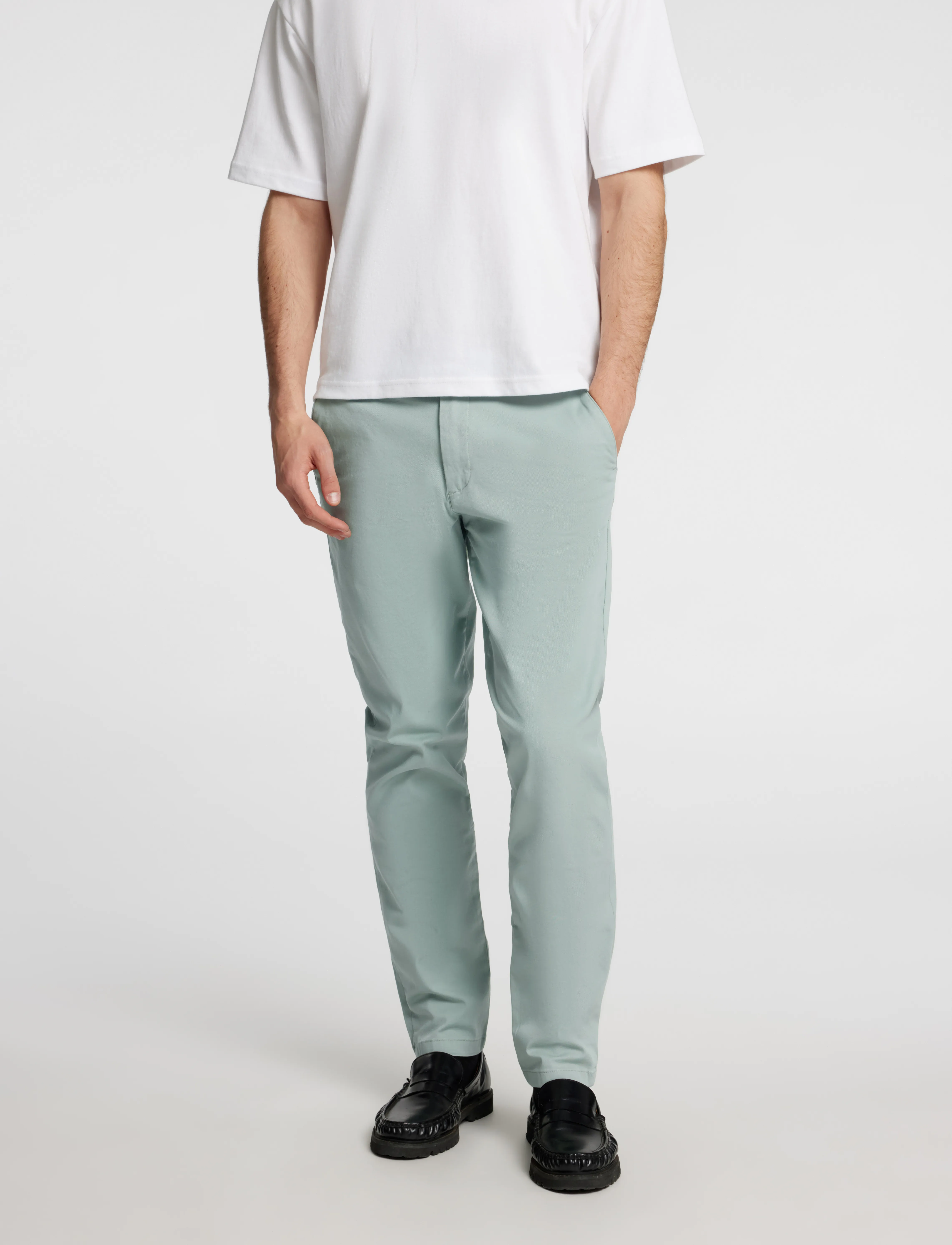 Selected SLH175-SLIM NEW MILES FLEX PANT NOOS - Hosen - ICEBERG GREEN / green