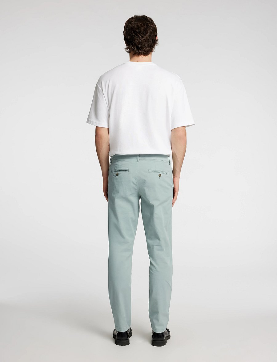 Selected - SLM175-SLIM NEW MILES FLEX PANT NOOS - chinos - iceberg green - 2