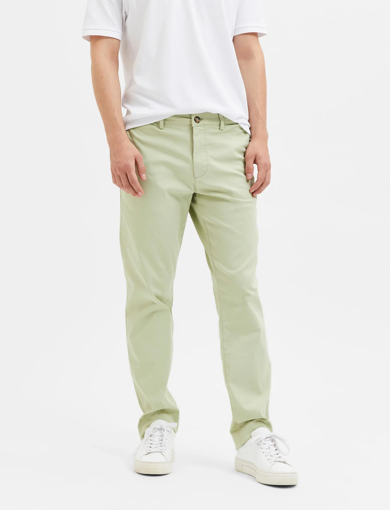 Selected Homme - SLH175-SLIM NEW MILES FLEX PANT NOOS - chinos - lint - 1